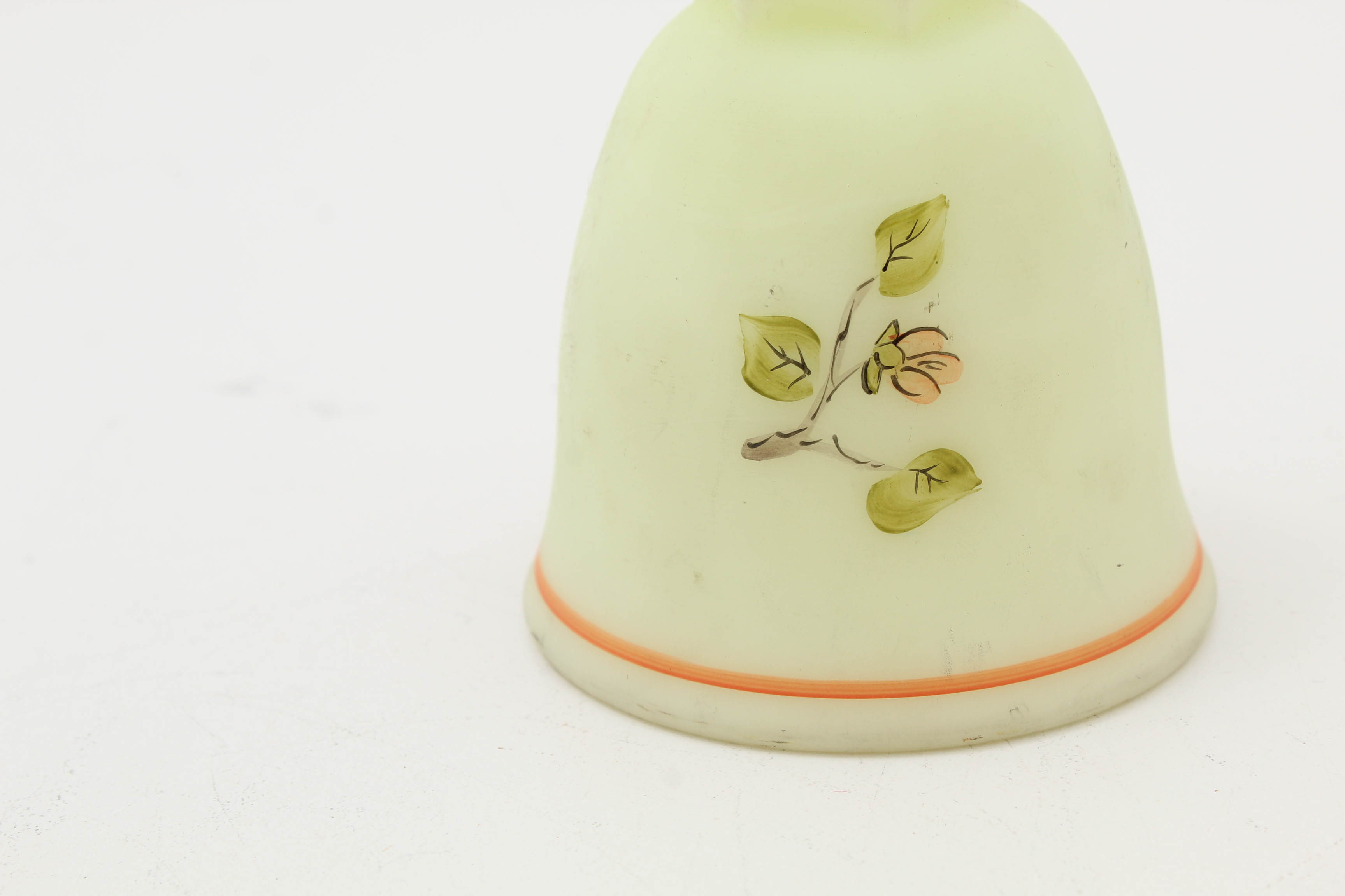 Vintage Fenton Hand-Painted Satin Glass Decor
