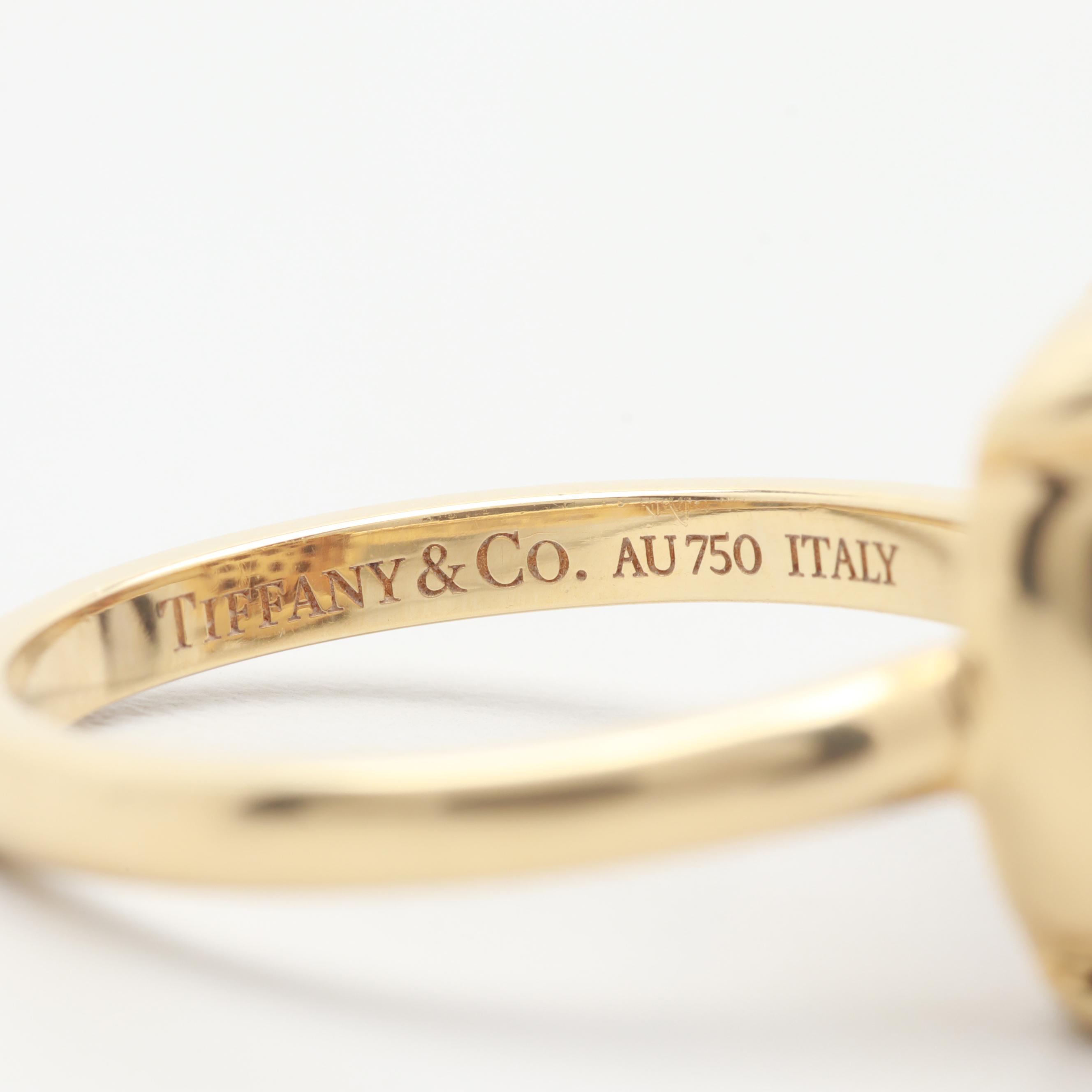 Tiffany & Co. Paloma Picasso "Sugar Stacks" 18K Yellow Gold Diamond Ring