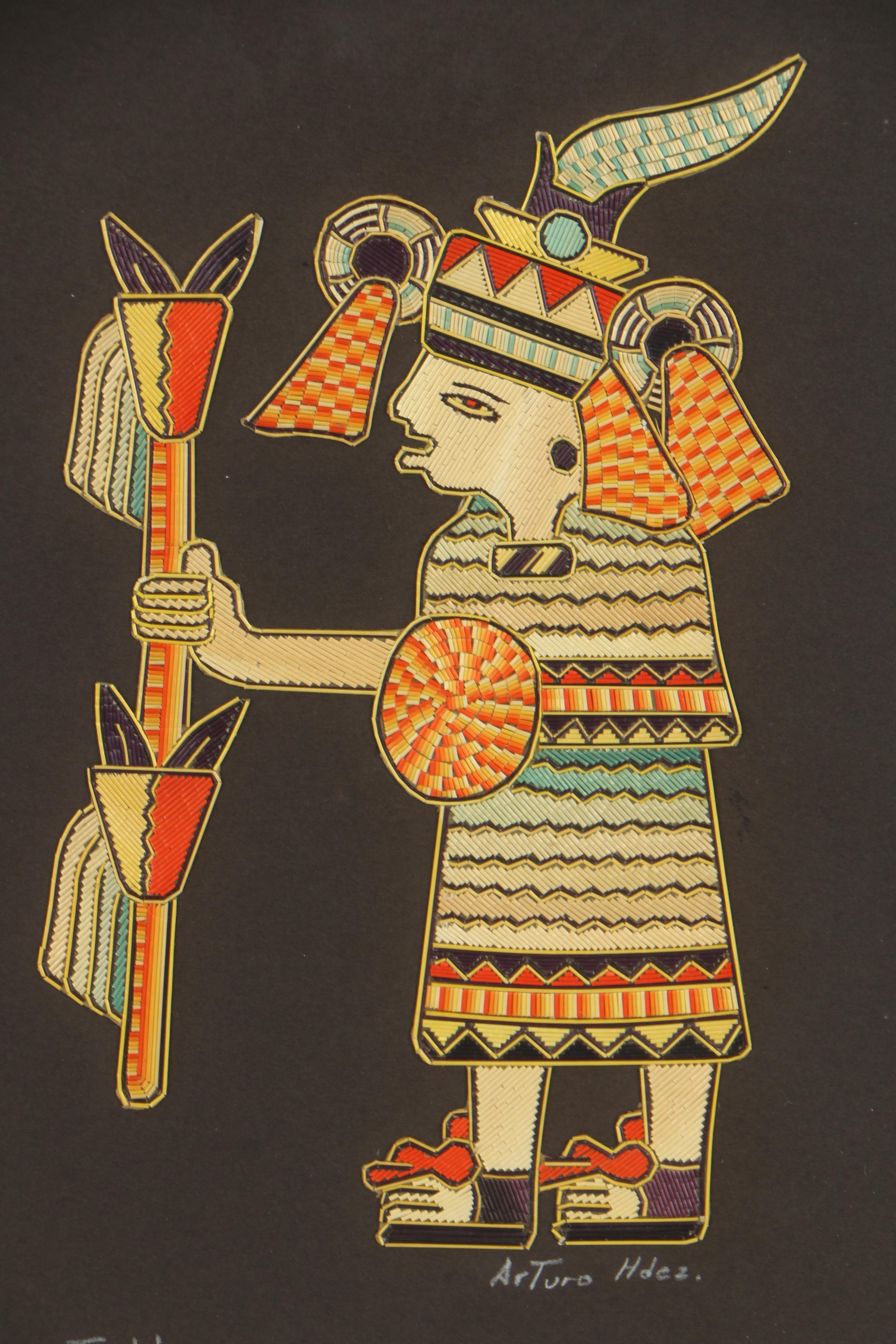 Arturo Hernandez Popotillo Straw Folk Art
