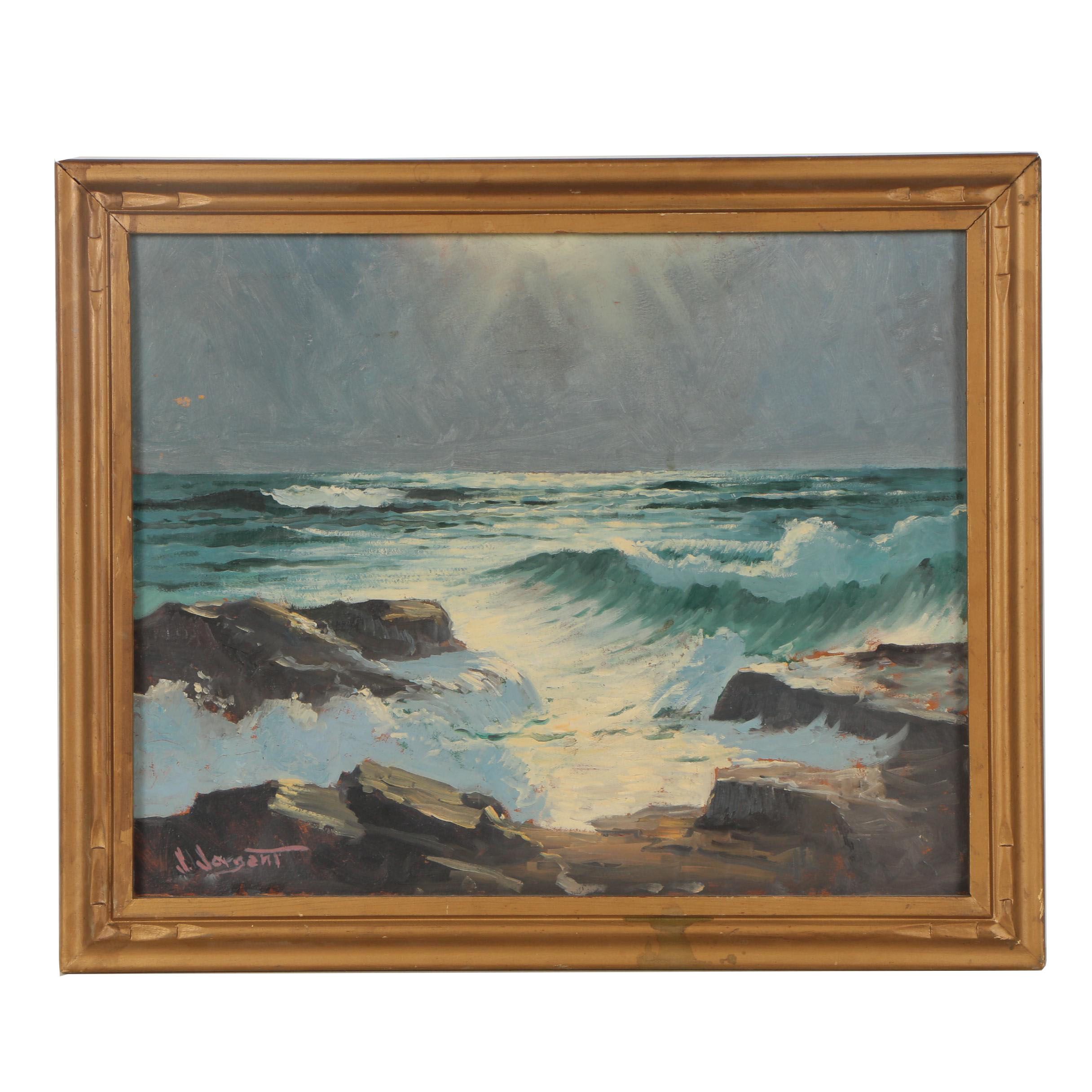 Sam Sargent Oil Painting "Sun Breaks Through"