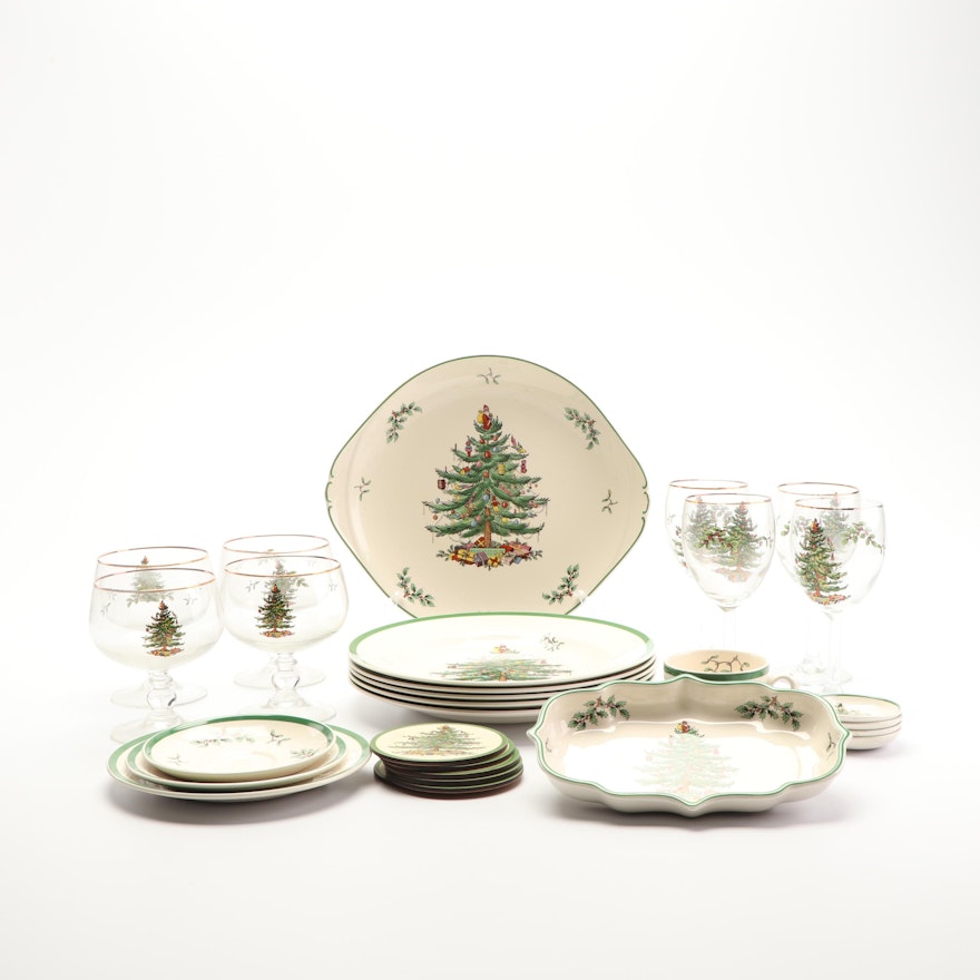 Spode "Christmas Tree" Earthenware Dinnerware