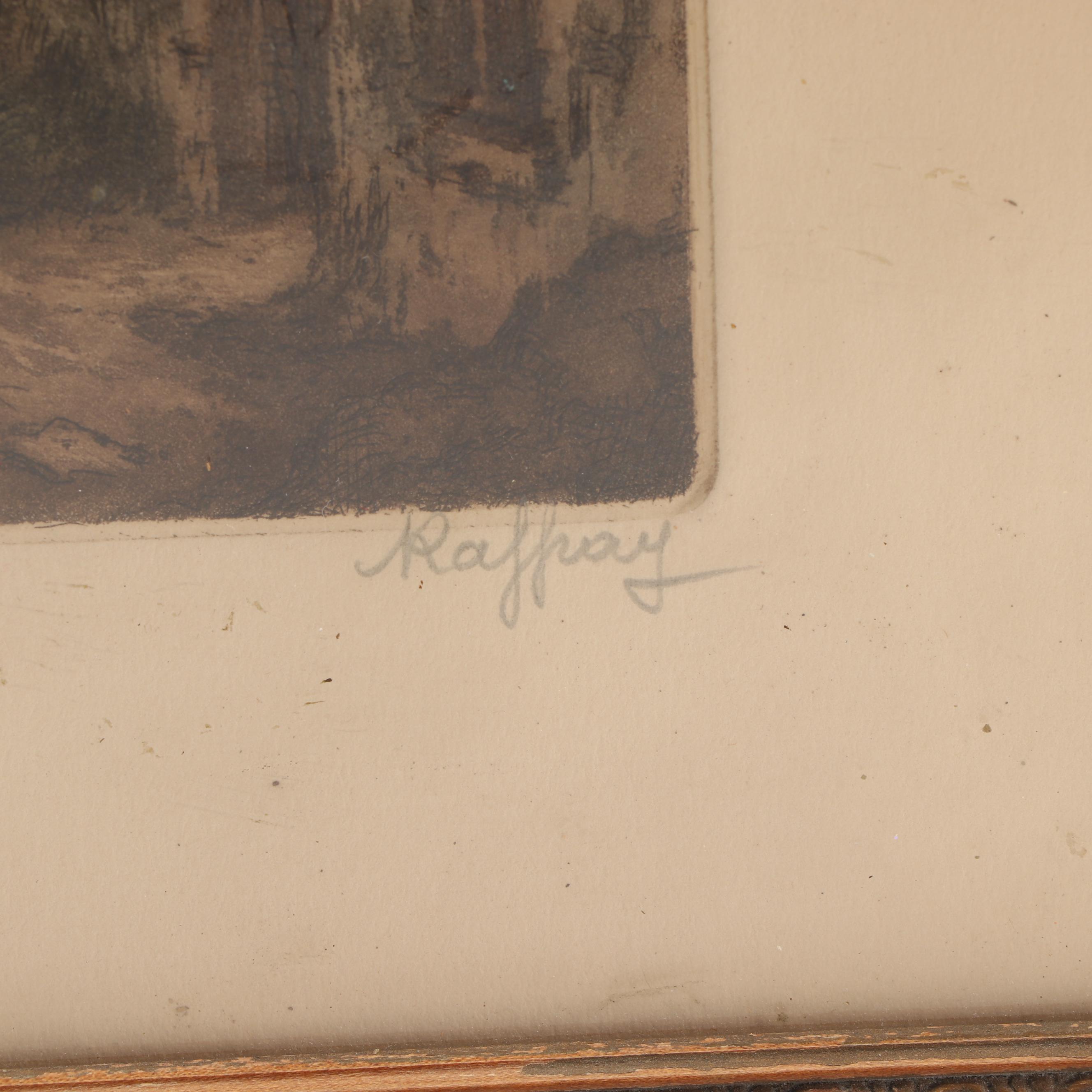 Raffrey Hand-Colored Etching