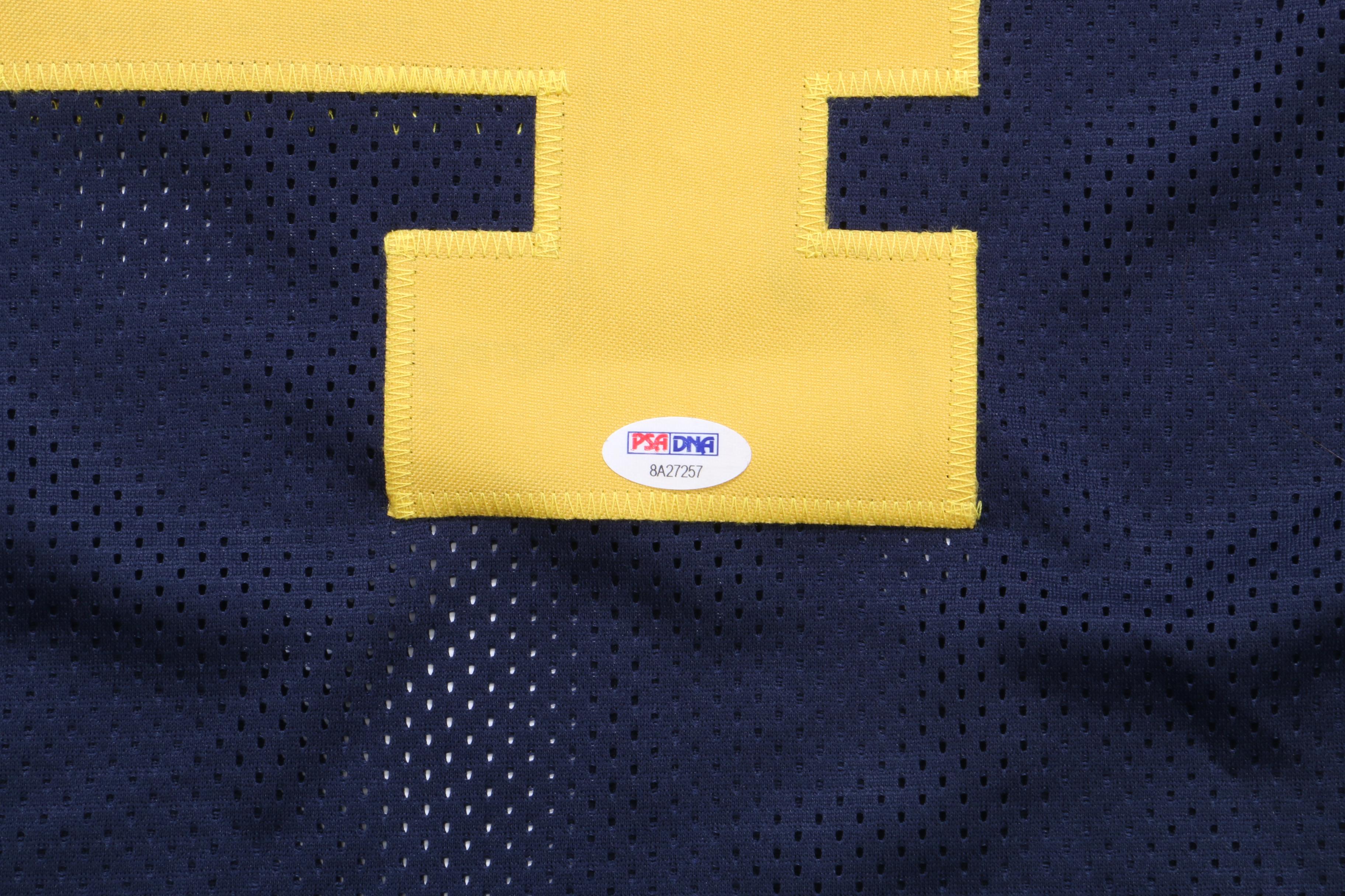 Jim Harbaugh Signed Michigan Jersey  COA