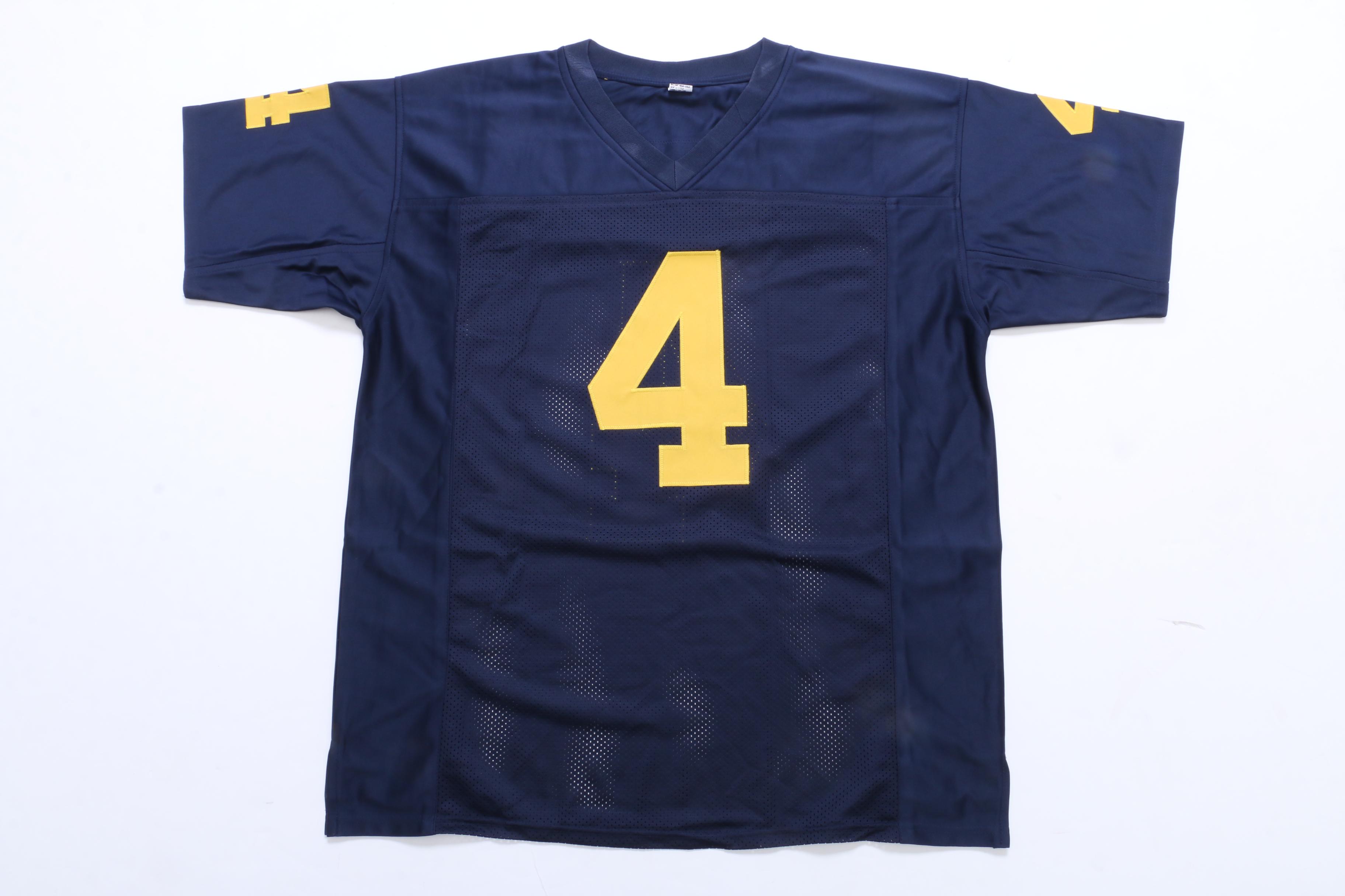 Jim Harbaugh Signed Michigan Jersey  COA