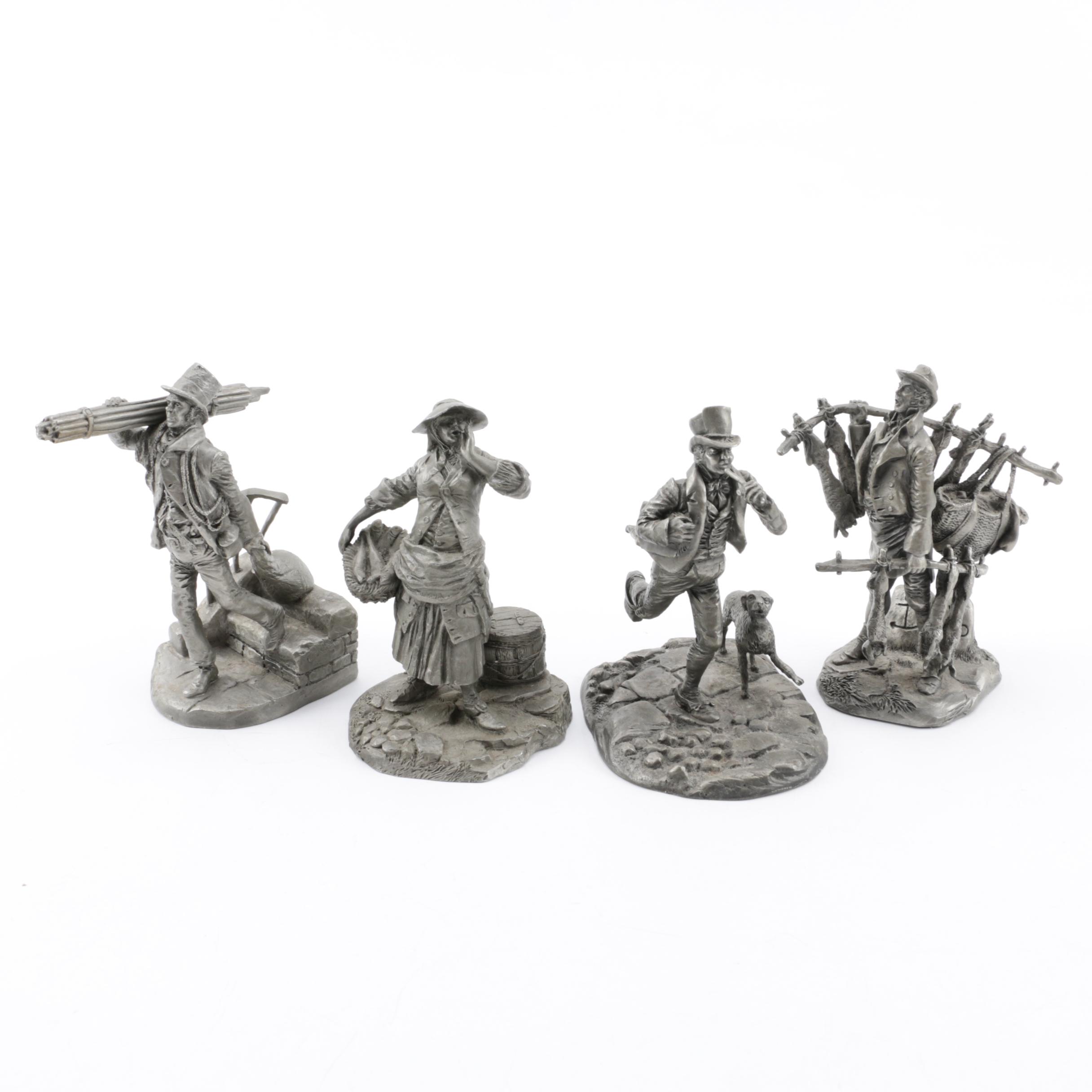 1977 Franklin Mint Pewter Figurines