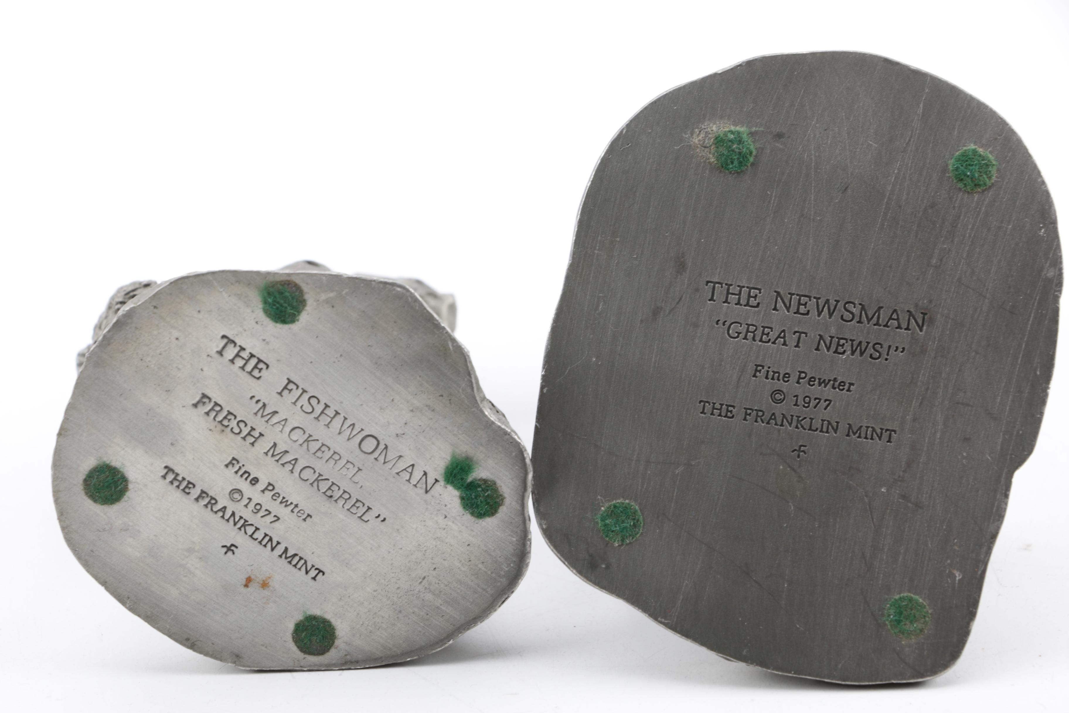 1977 Franklin Mint Pewter Figurines