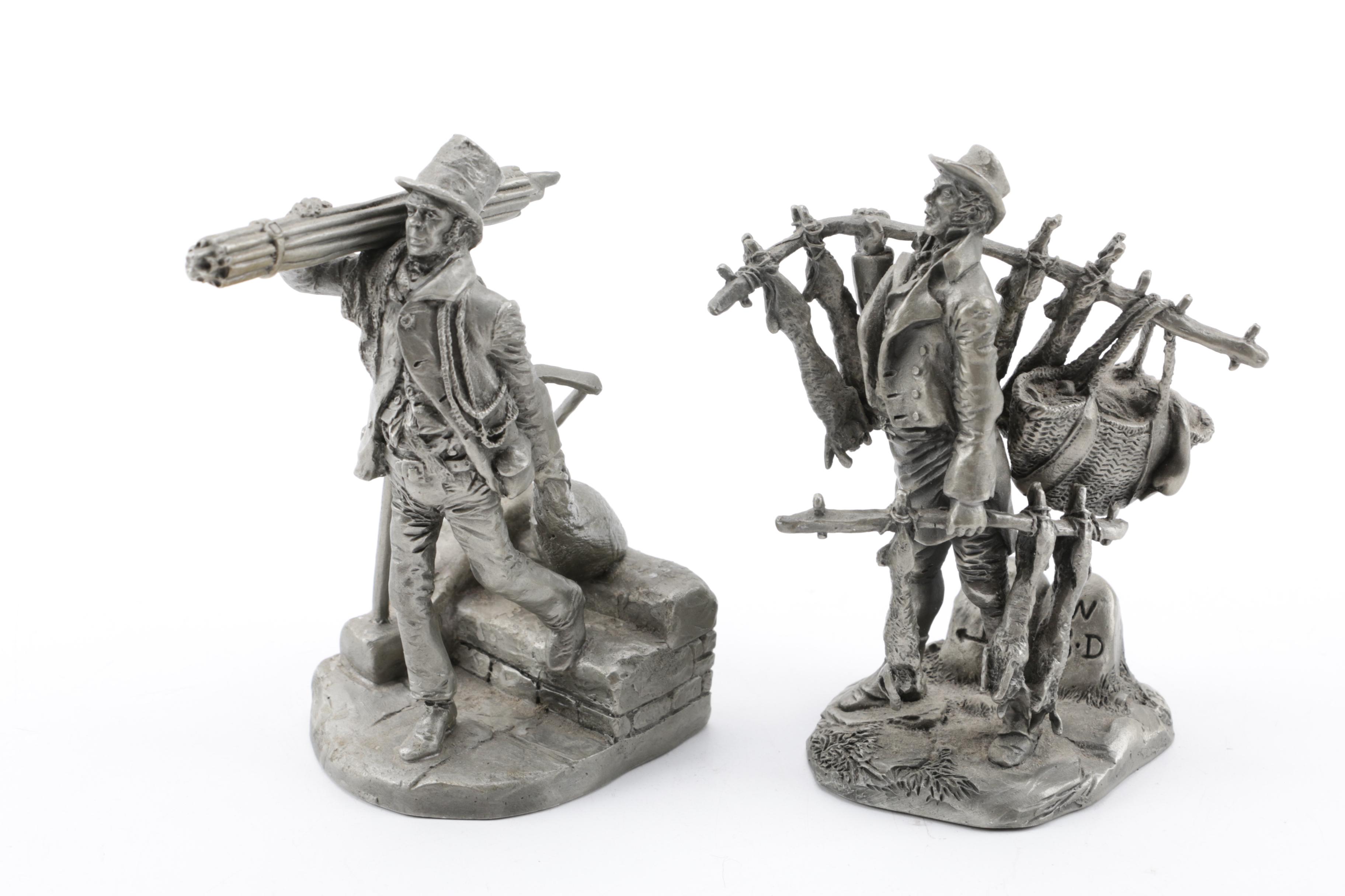 1977 Franklin Mint Pewter Figurines