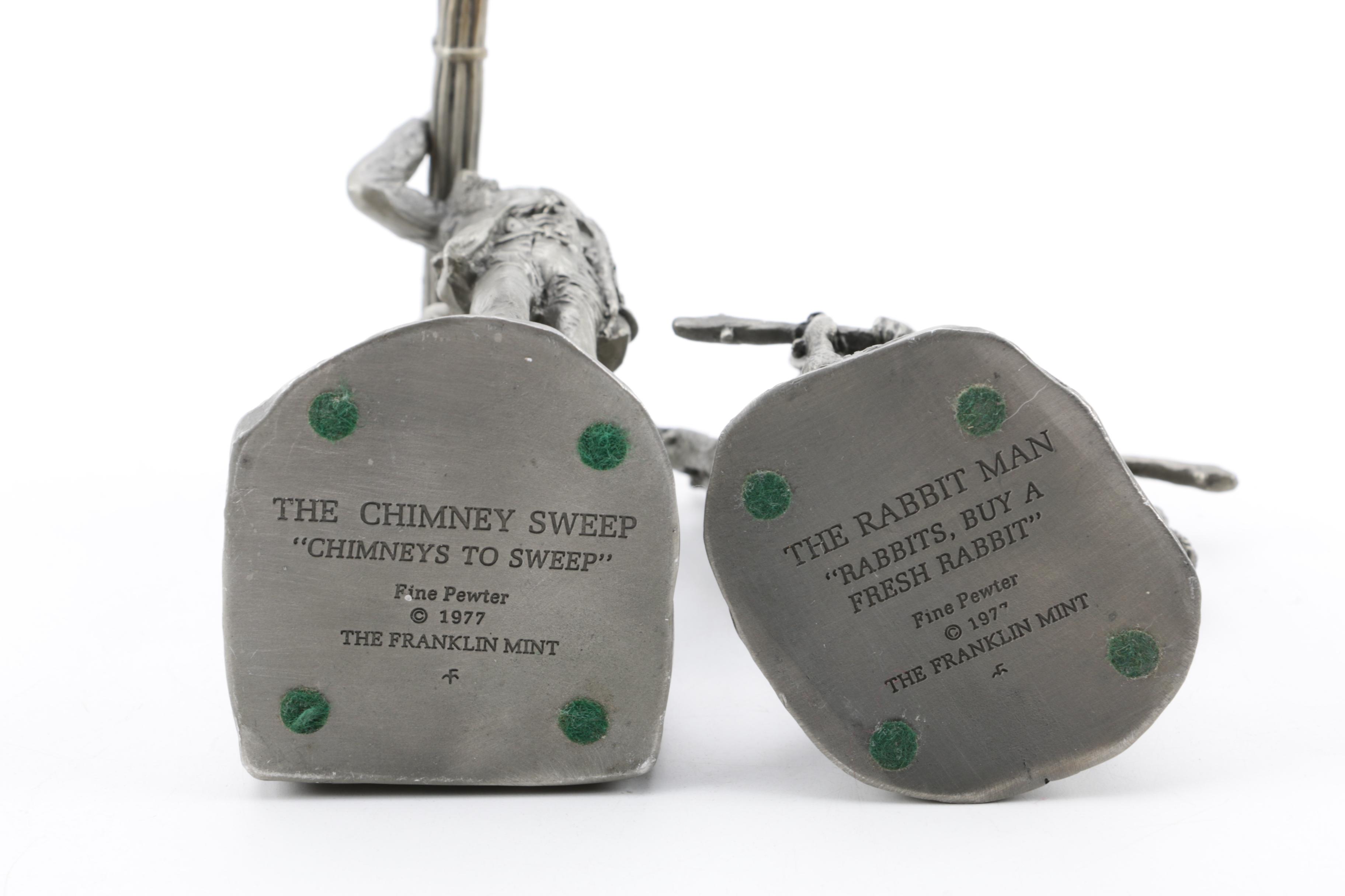 1977 Franklin Mint Pewter Figurines