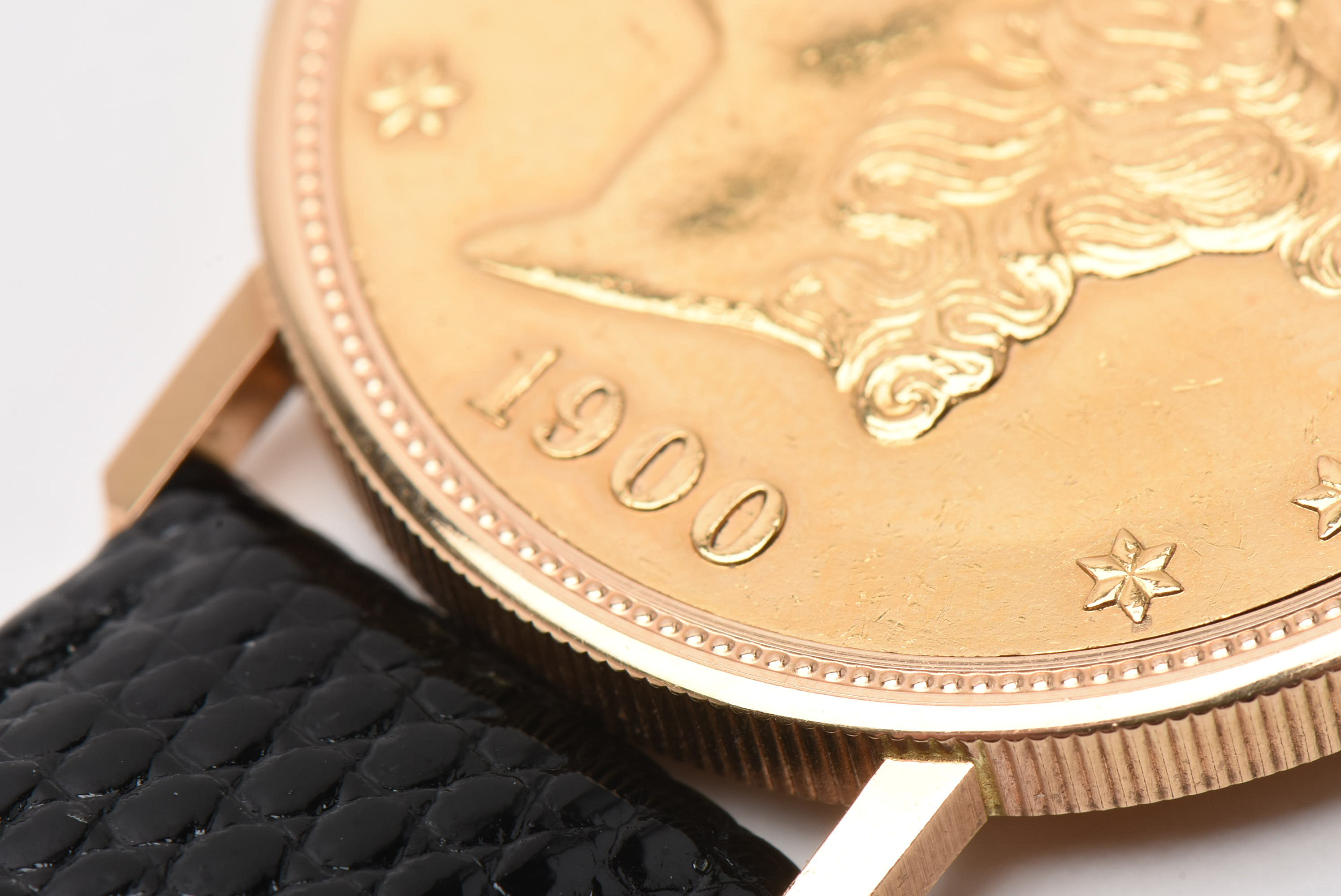 Baume & Mercier RX0213 22K Gold $20 Liberty Head Coin Watch