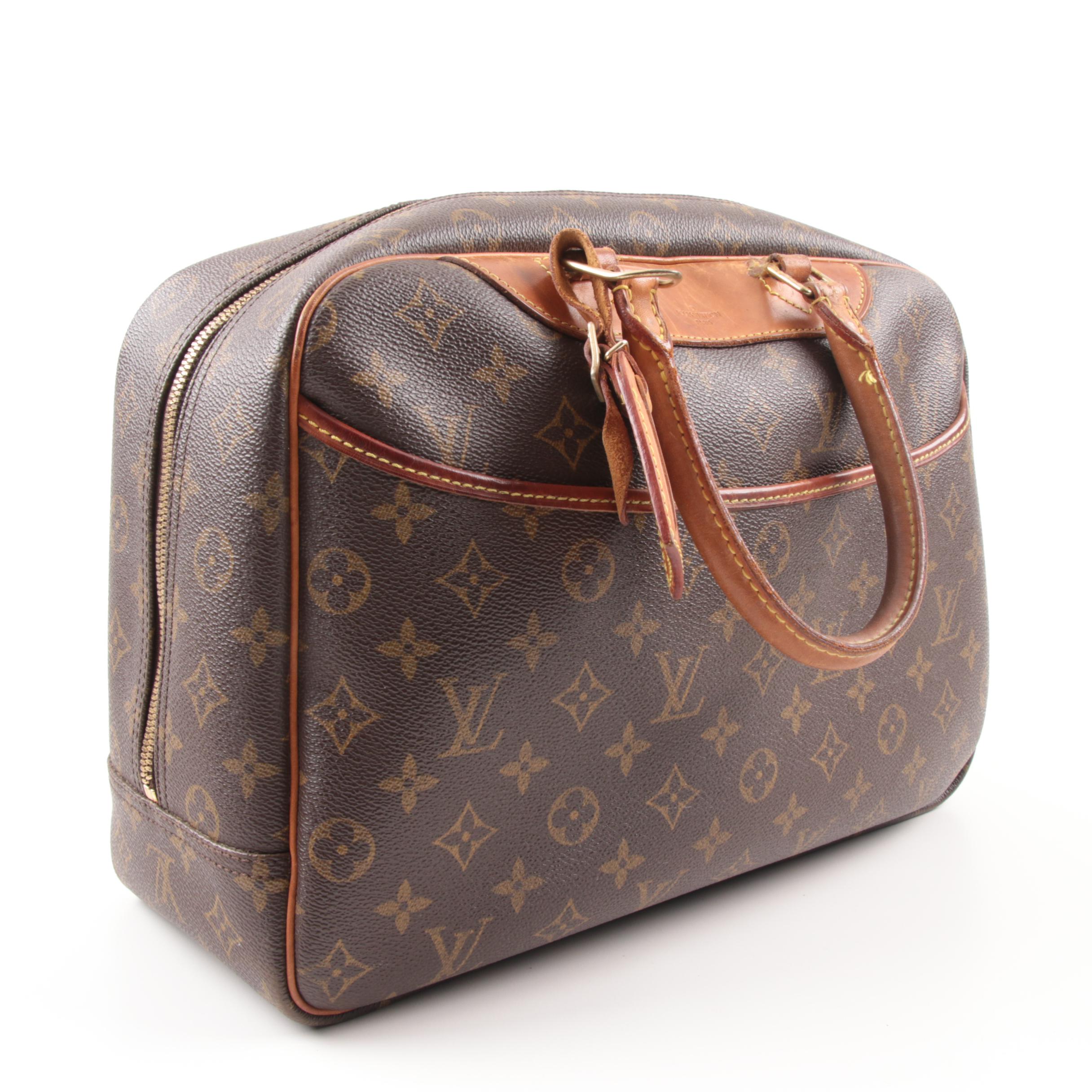 1986 Louis Vuitton Paris Deauville Monogram Canvas Travel Tote