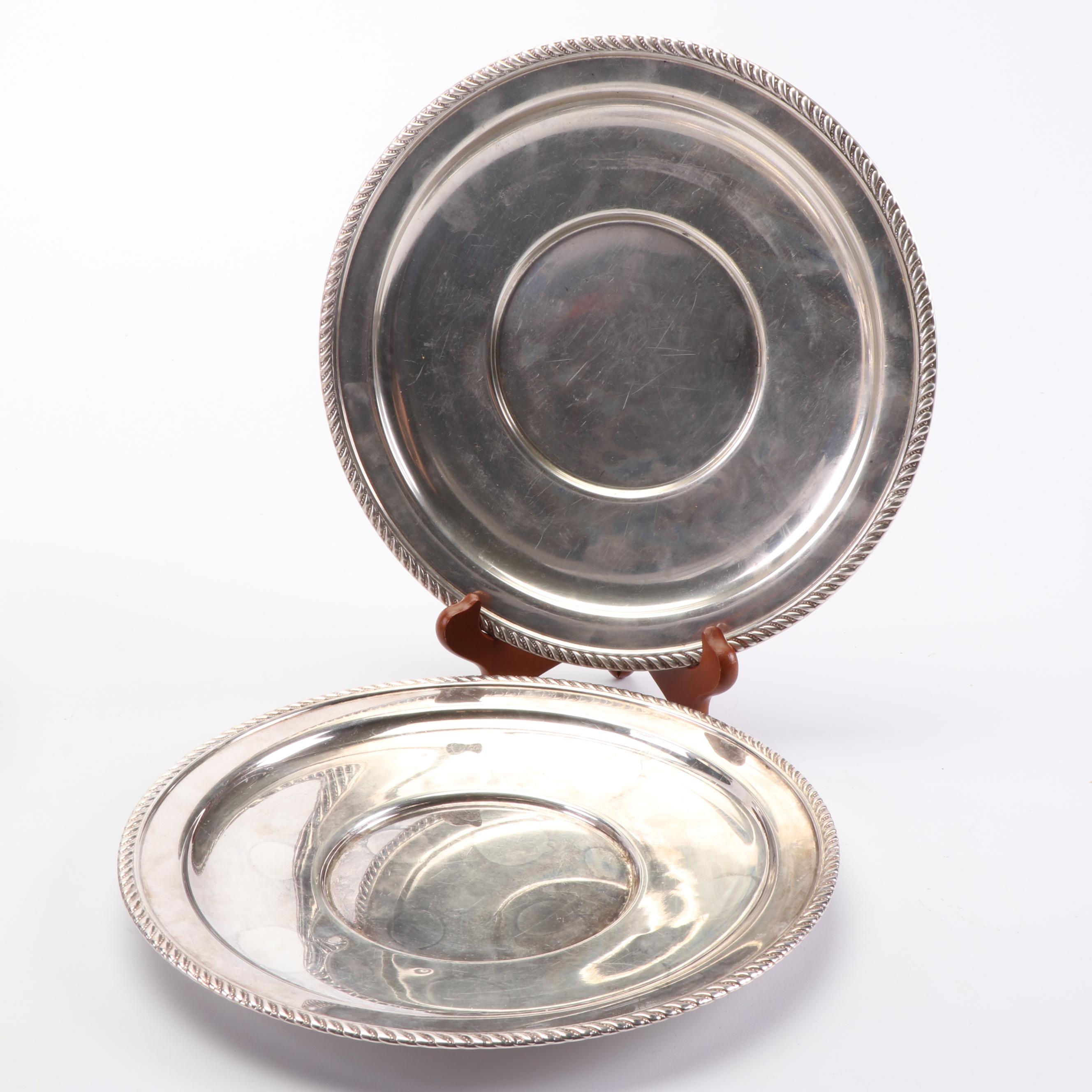 Forbes Silver Co. Covered Vegetable Dish with Other Silver Plate Serveware