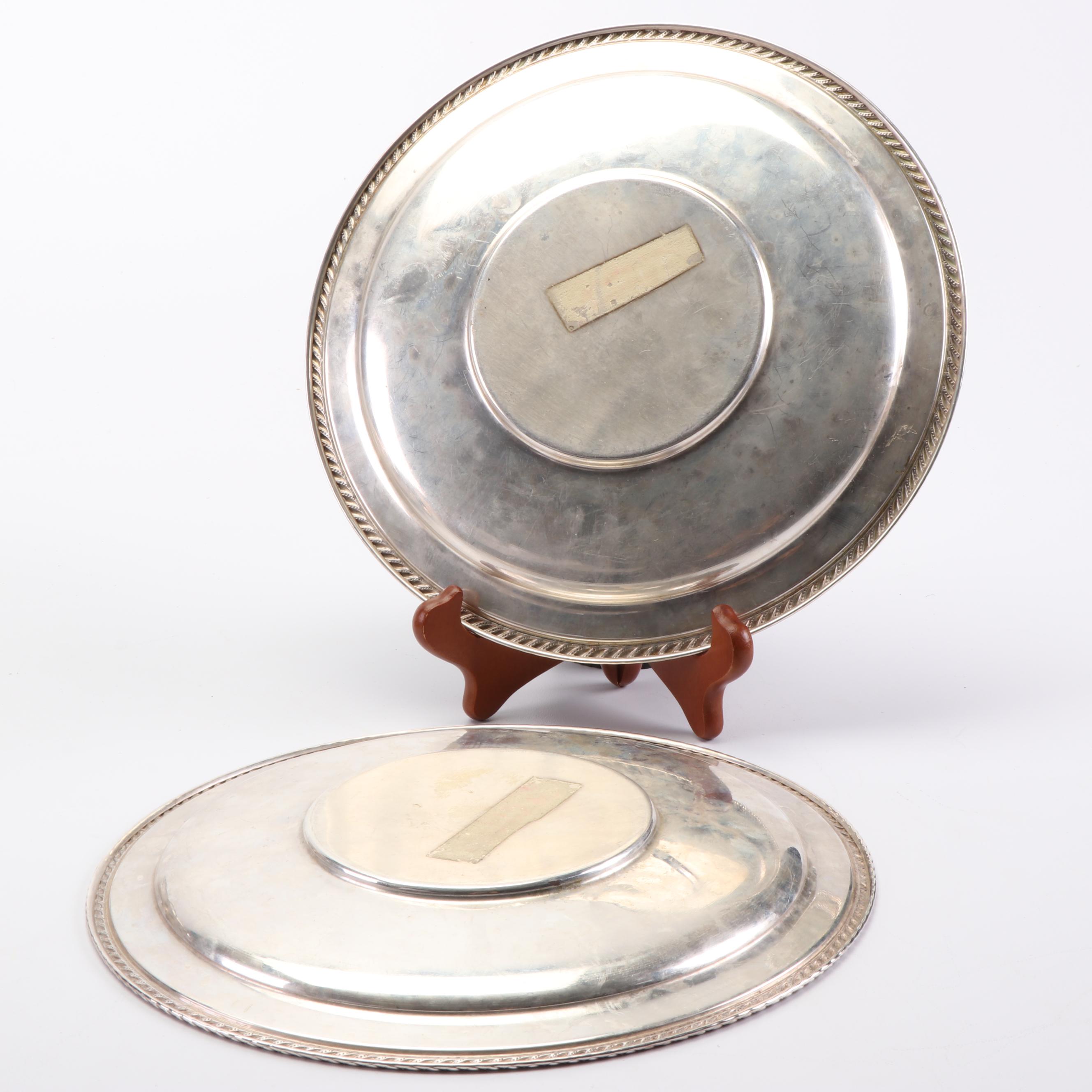 Forbes Silver Co. Covered Vegetable Dish with Other Silver Plate Serveware