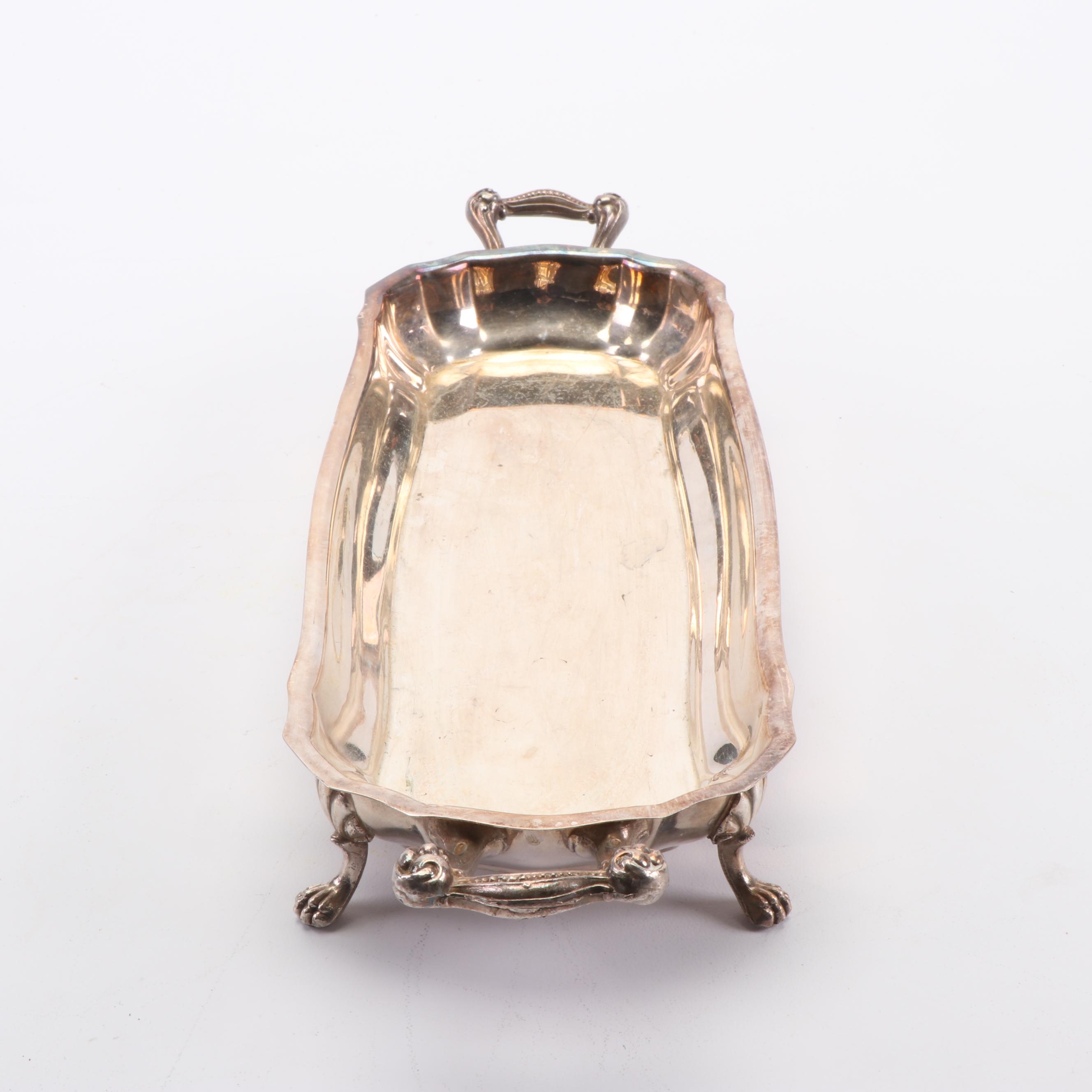 Forbes Silver Co. Covered Vegetable Dish with Other Silver Plate Serveware