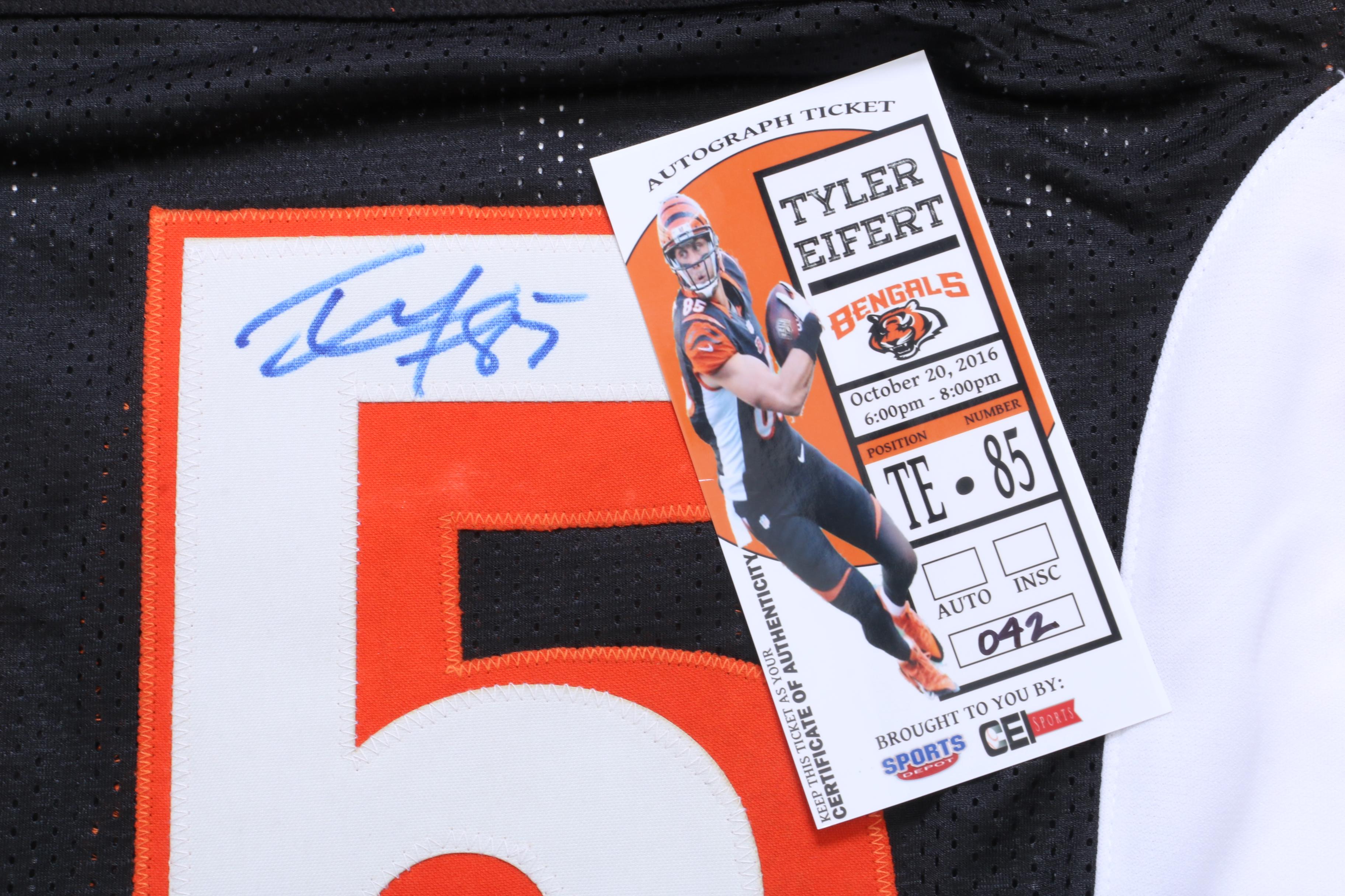 Tyler Eifert Signed Bengals Jersey  COA