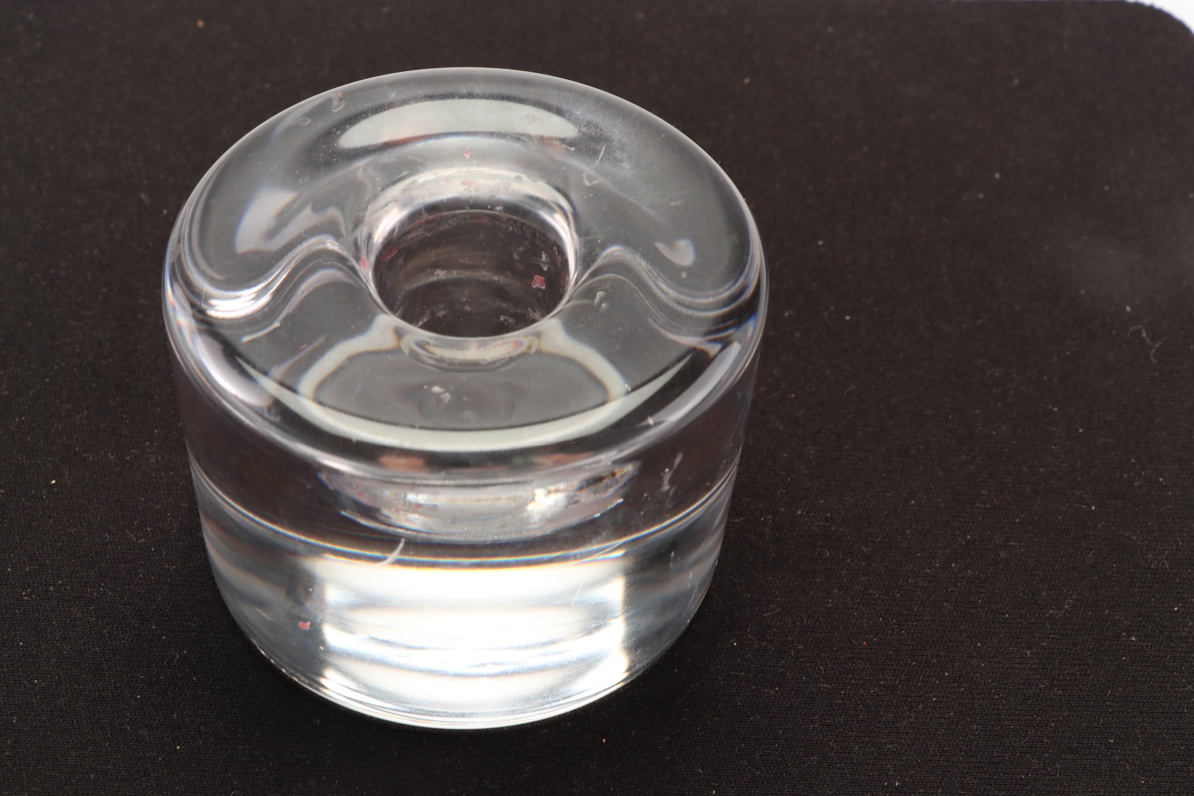 Orrefors Swedish Crystal Votive Candle Holders