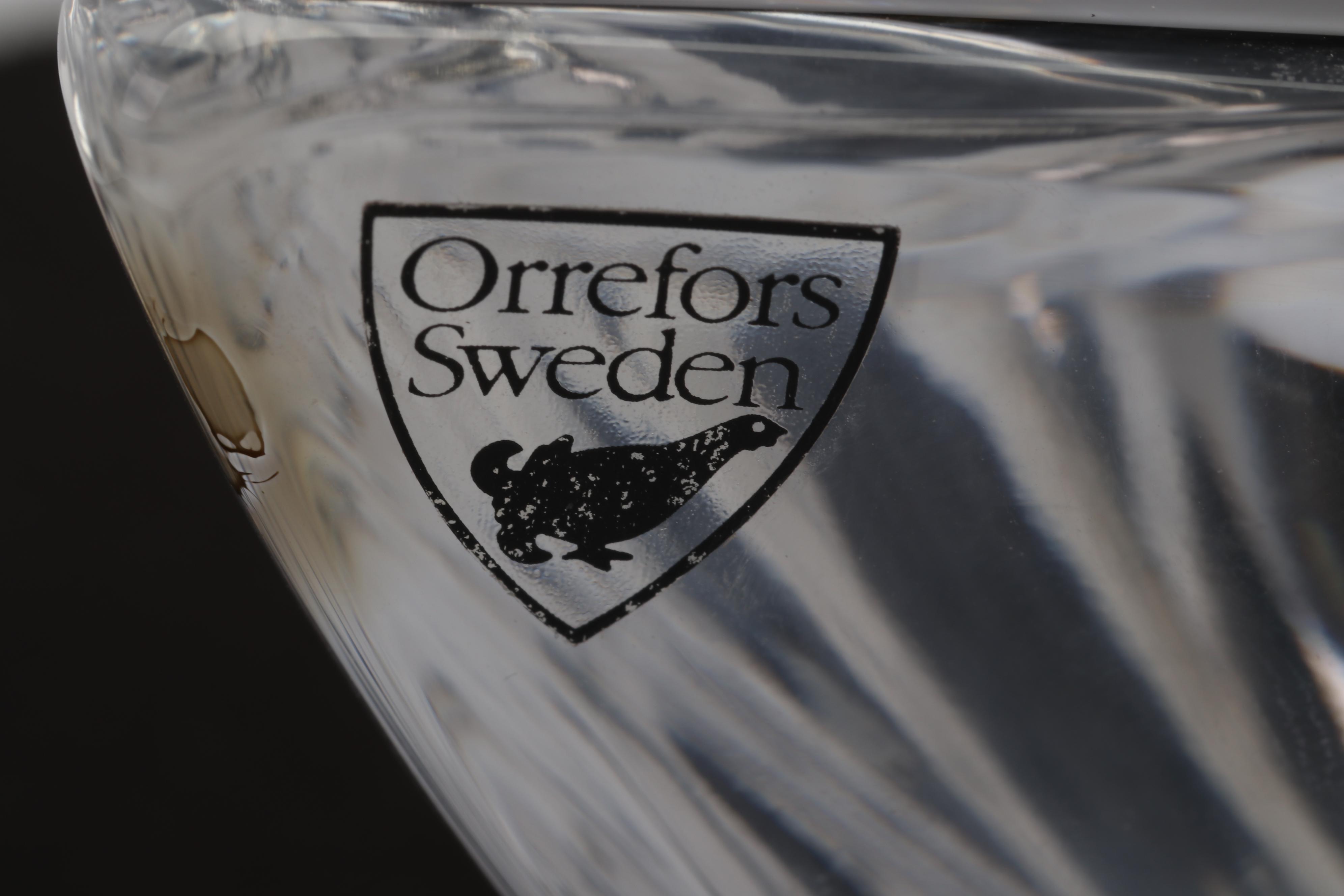 Orrefors Swedish Crystal Votive Candle Holders