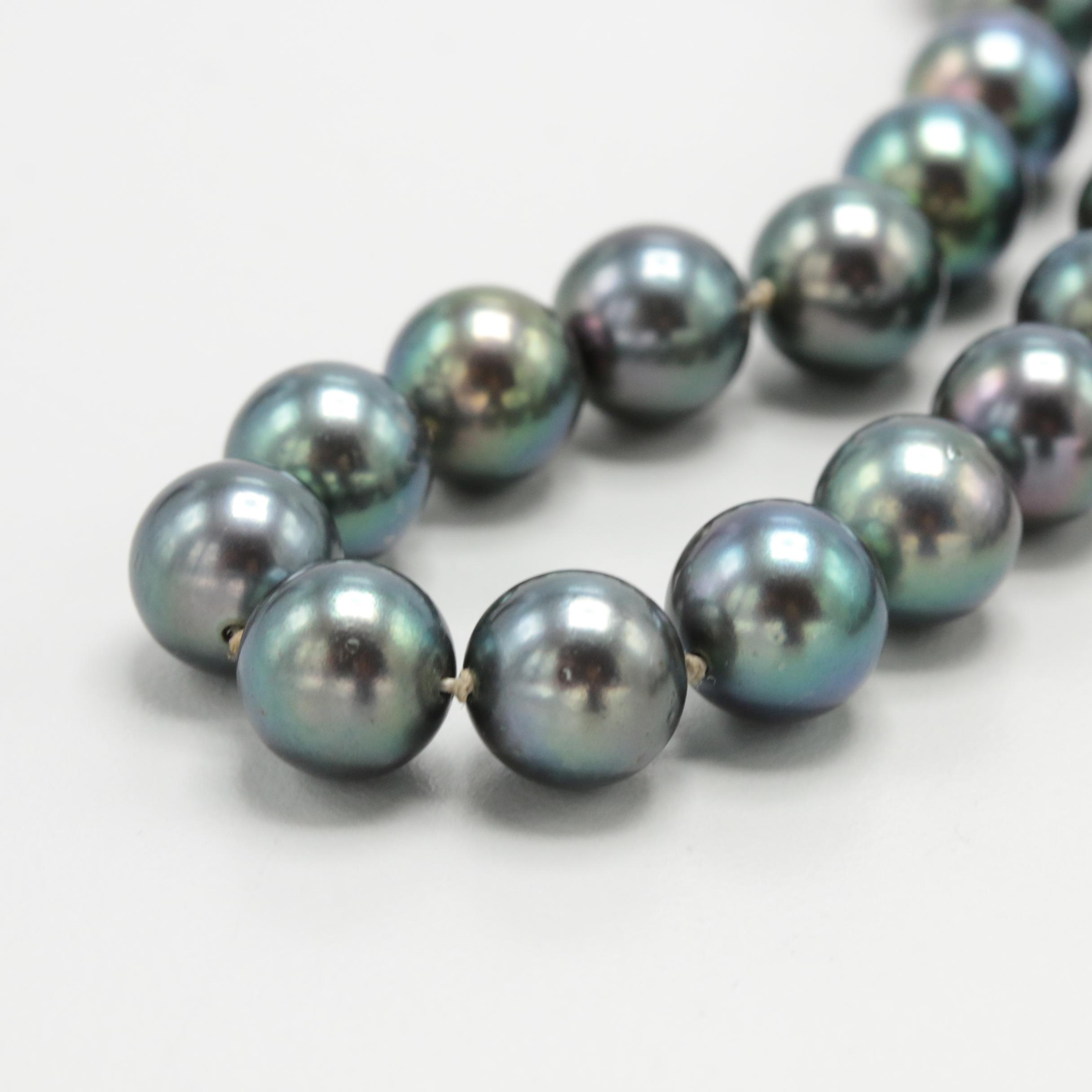 Mikimoto Sterling Silver Cultured Pearl Single Strand with Envelope Pouch