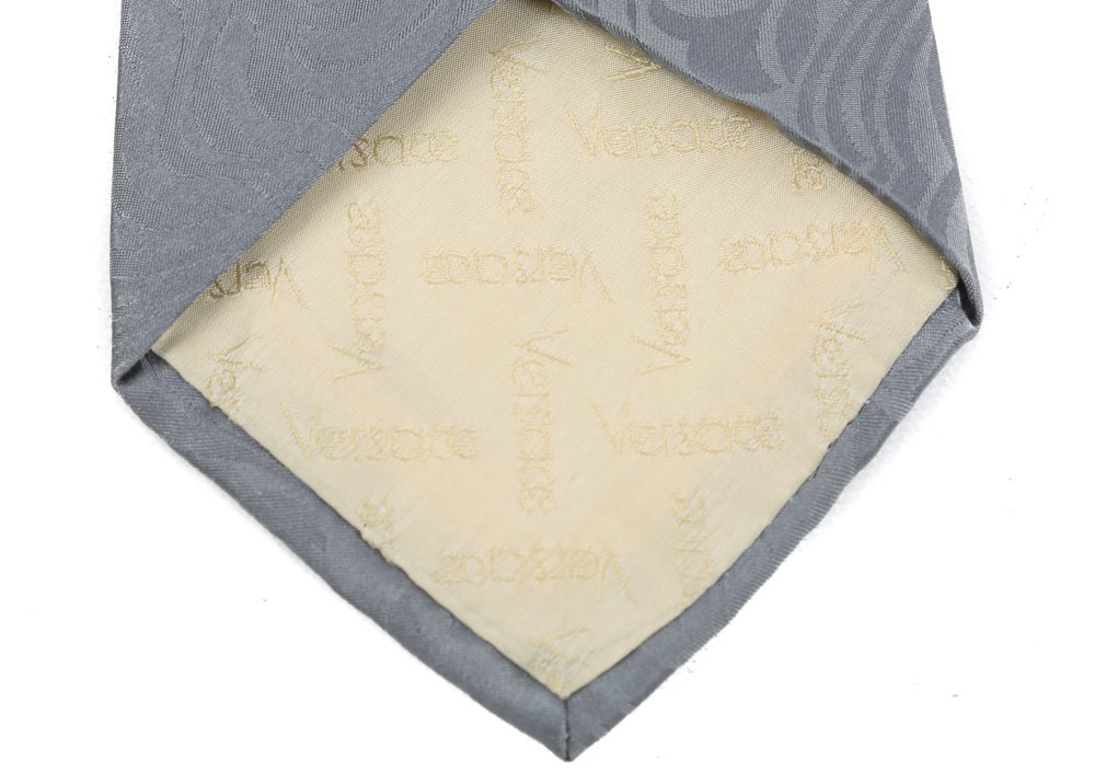 Gianni Versace Silk Necktie, Handmade in Spain
