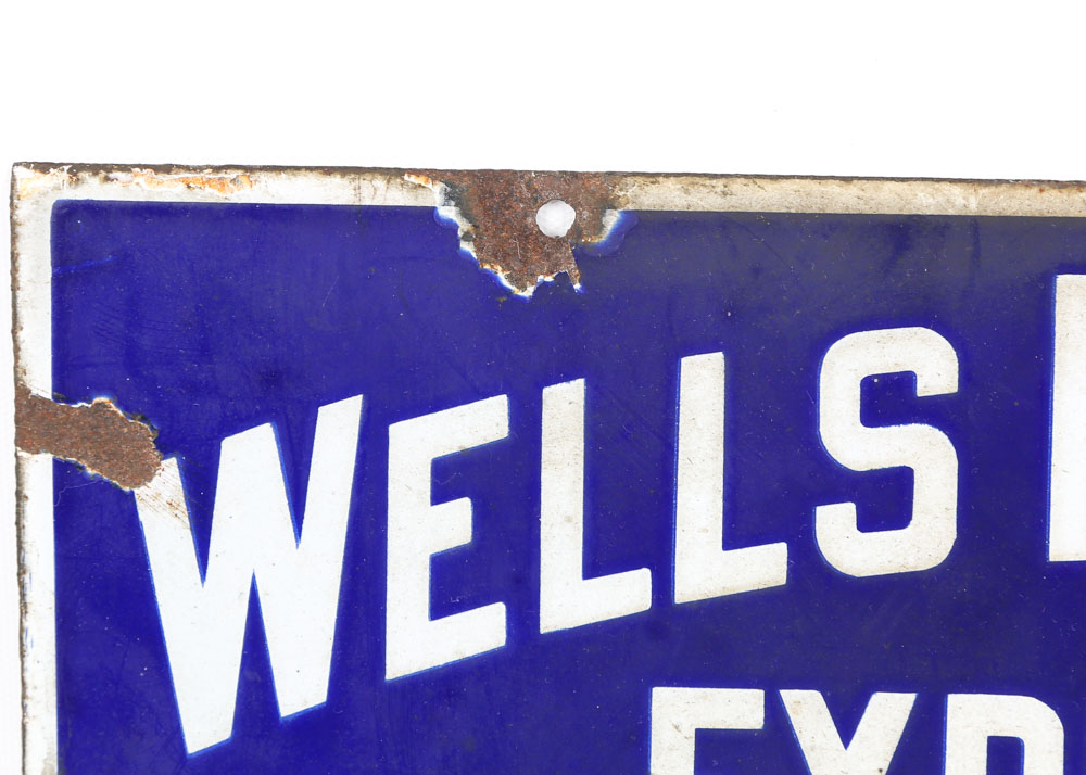 Wells Fargo Money Order Advertising Sign