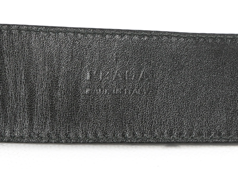 Men's Prada Camouflage Saffiano Leather Belt