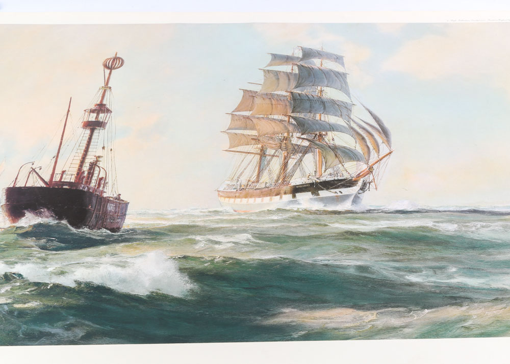John Stobart Signed Offset Lithograph and Coffee Table Book