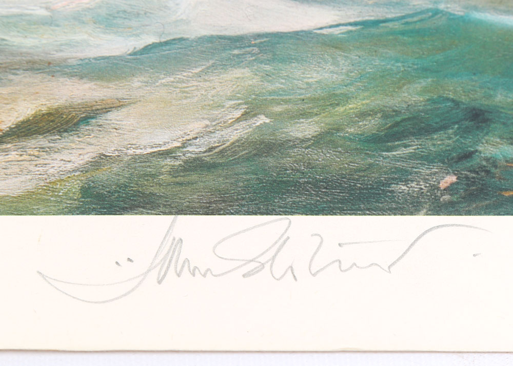 John Stobart Signed Offset Lithograph and Coffee Table Book