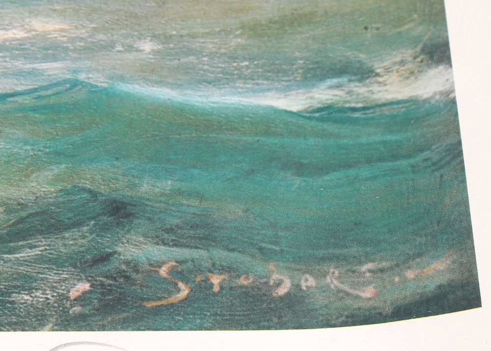 John Stobart Signed Offset Lithograph and Coffee Table Book