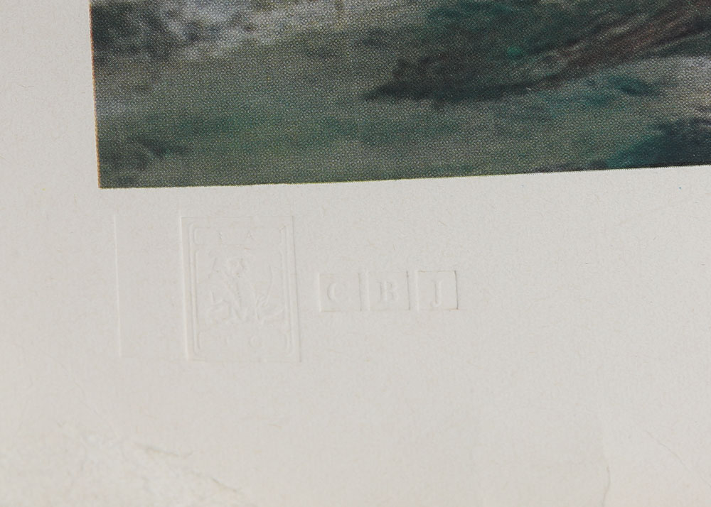 John Stobart Signed Offset Lithograph and Coffee Table Book