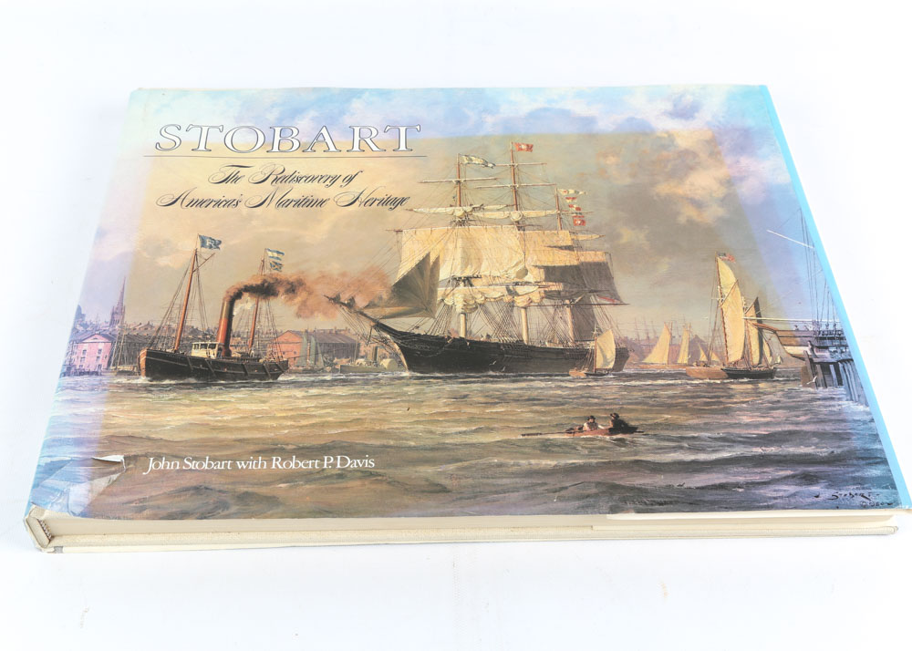 John Stobart Signed Offset Lithograph and Coffee Table Book