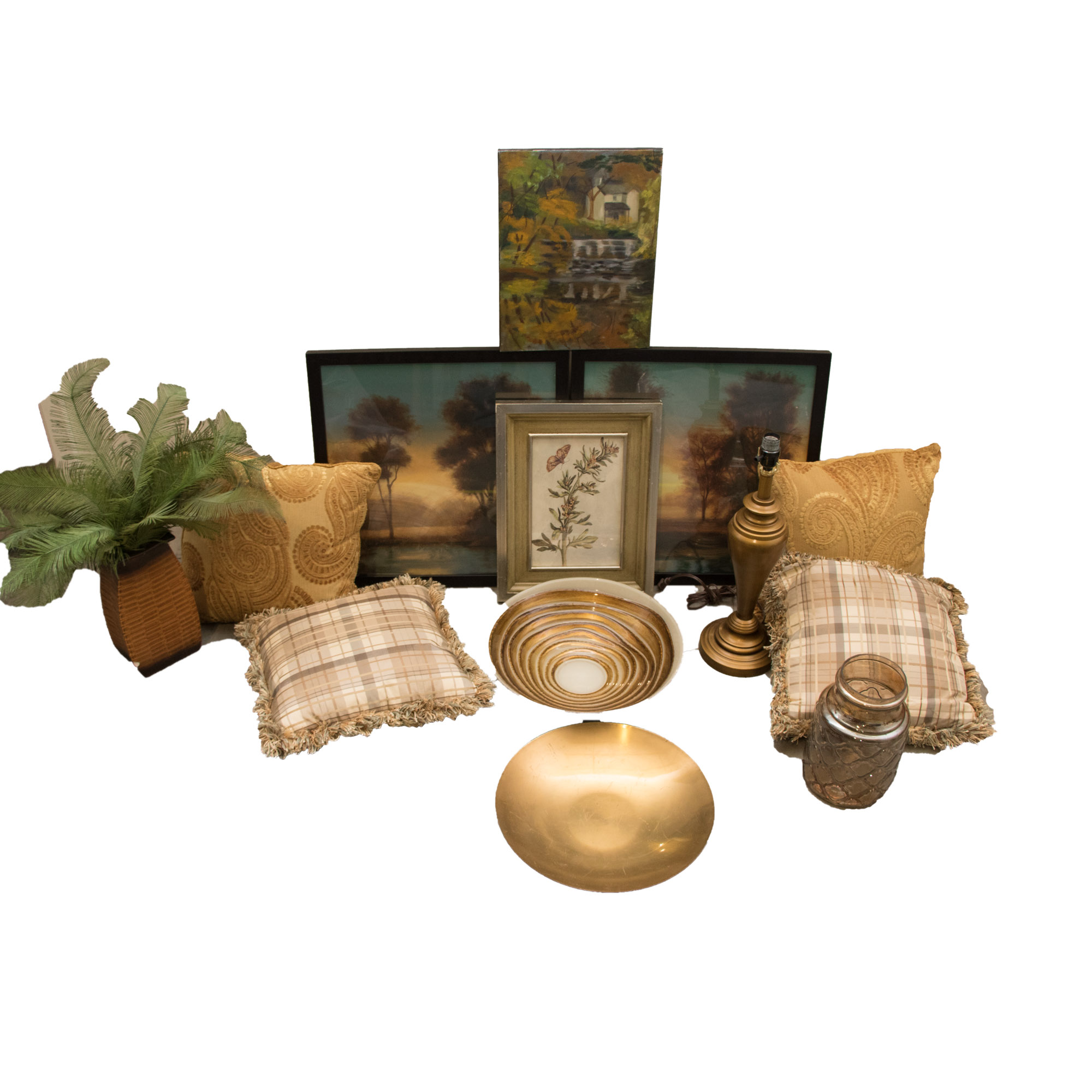 Gold Home Decor Selection