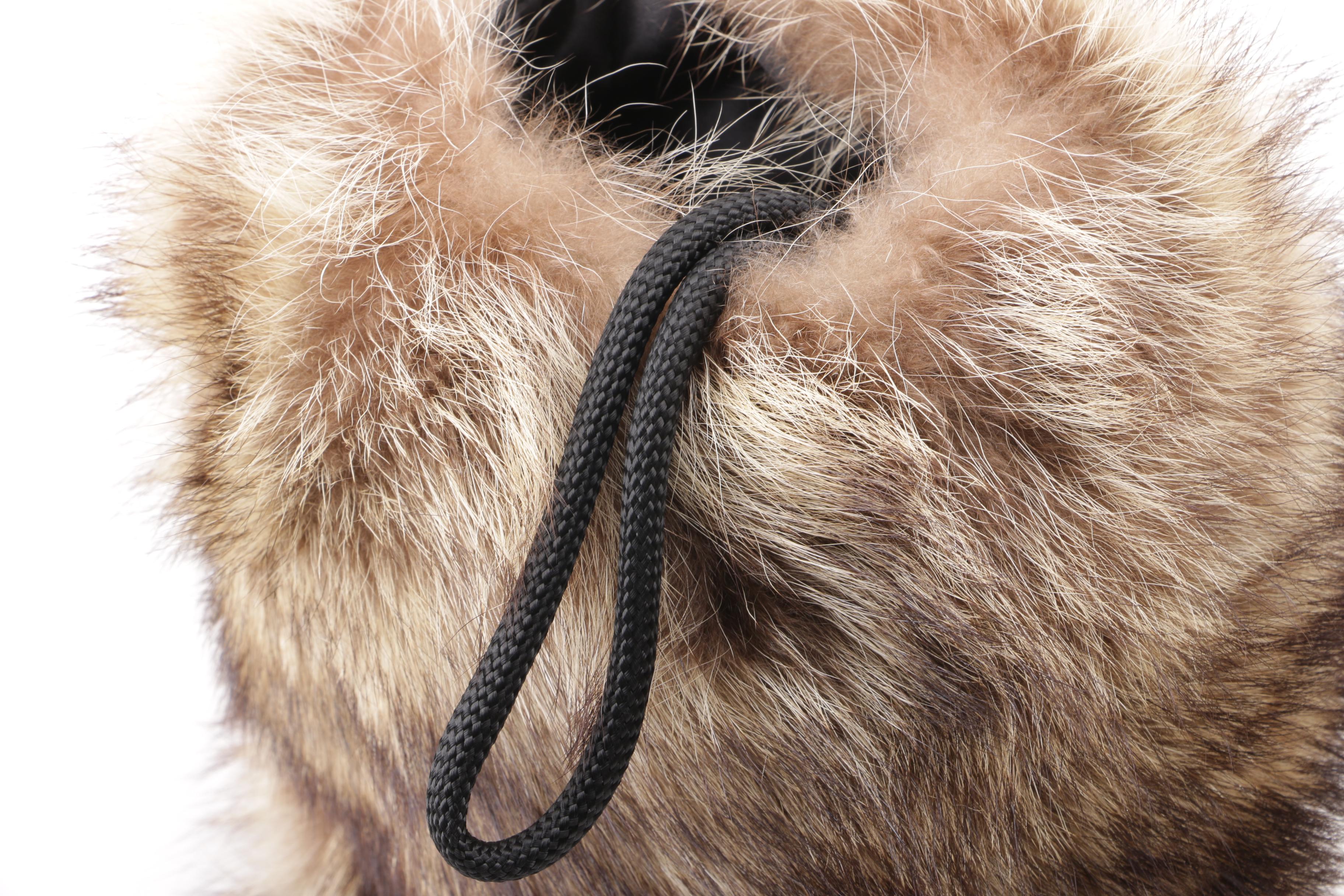 Vintage Mr. D' Racoon Fur Hat with Racoon Fur Muff