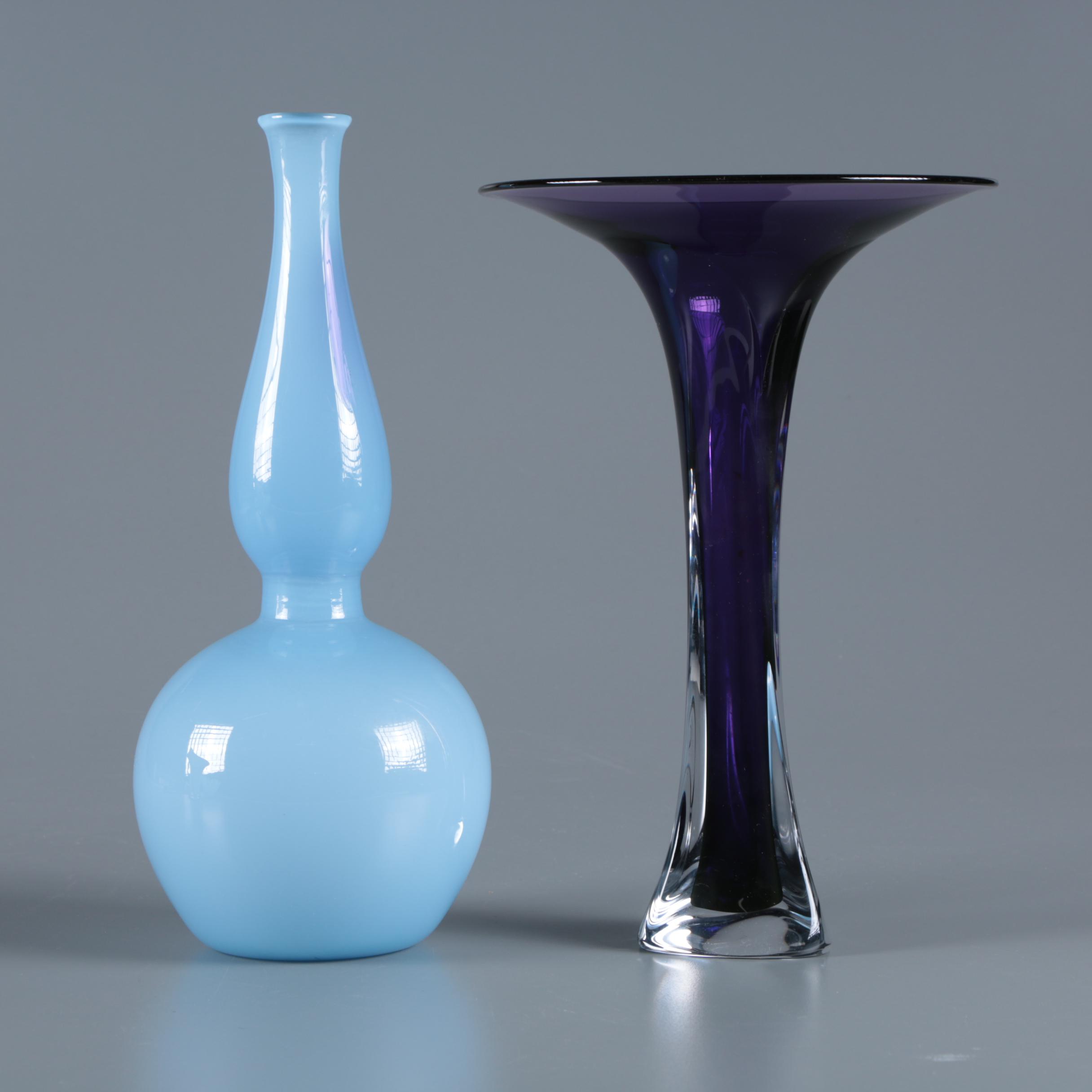 Art Glass Vases and Bowl including Venini Murano