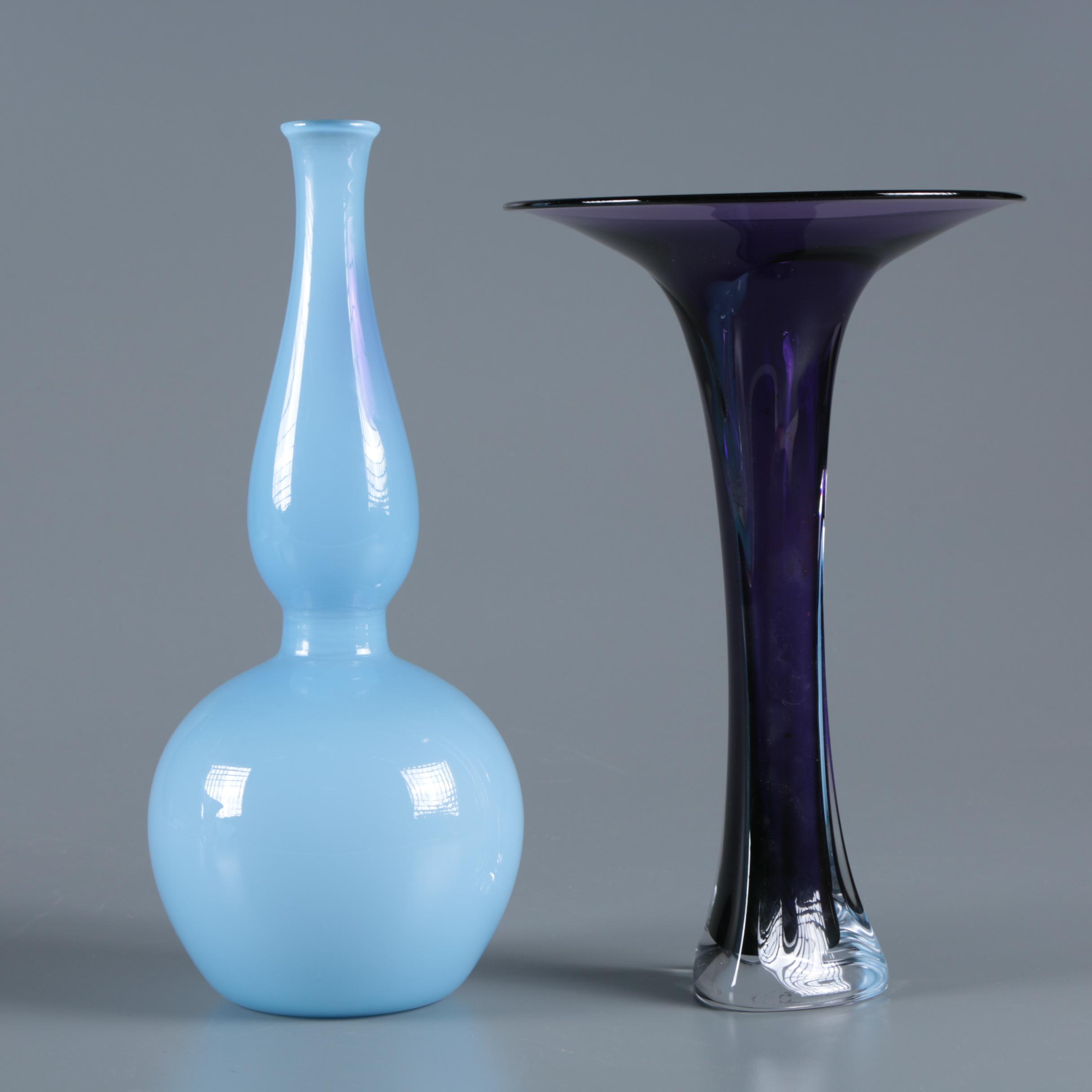 Art Glass Vases and Bowl including Venini Murano