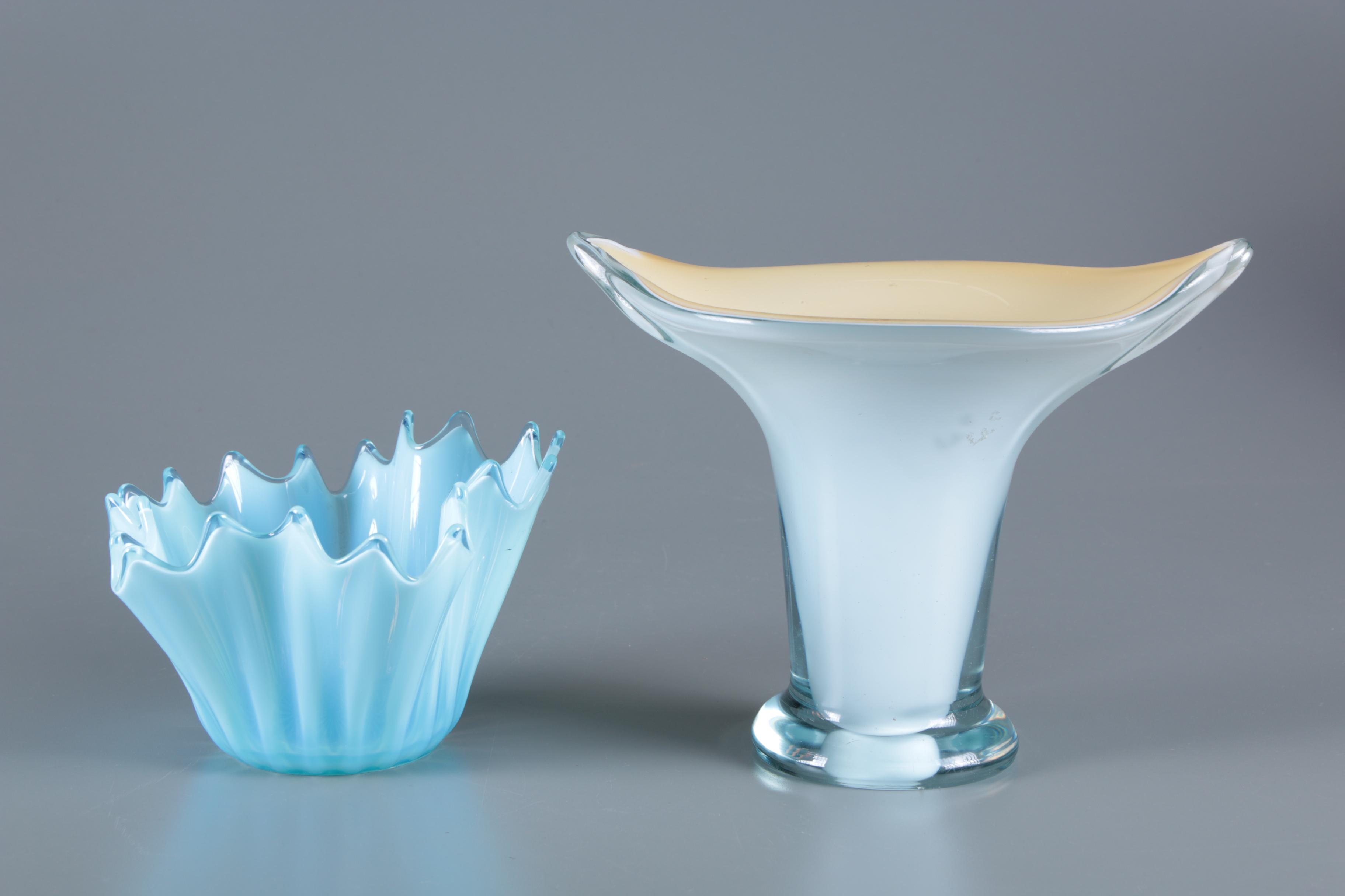 Art Glass Vases and Bowl including Venini Murano