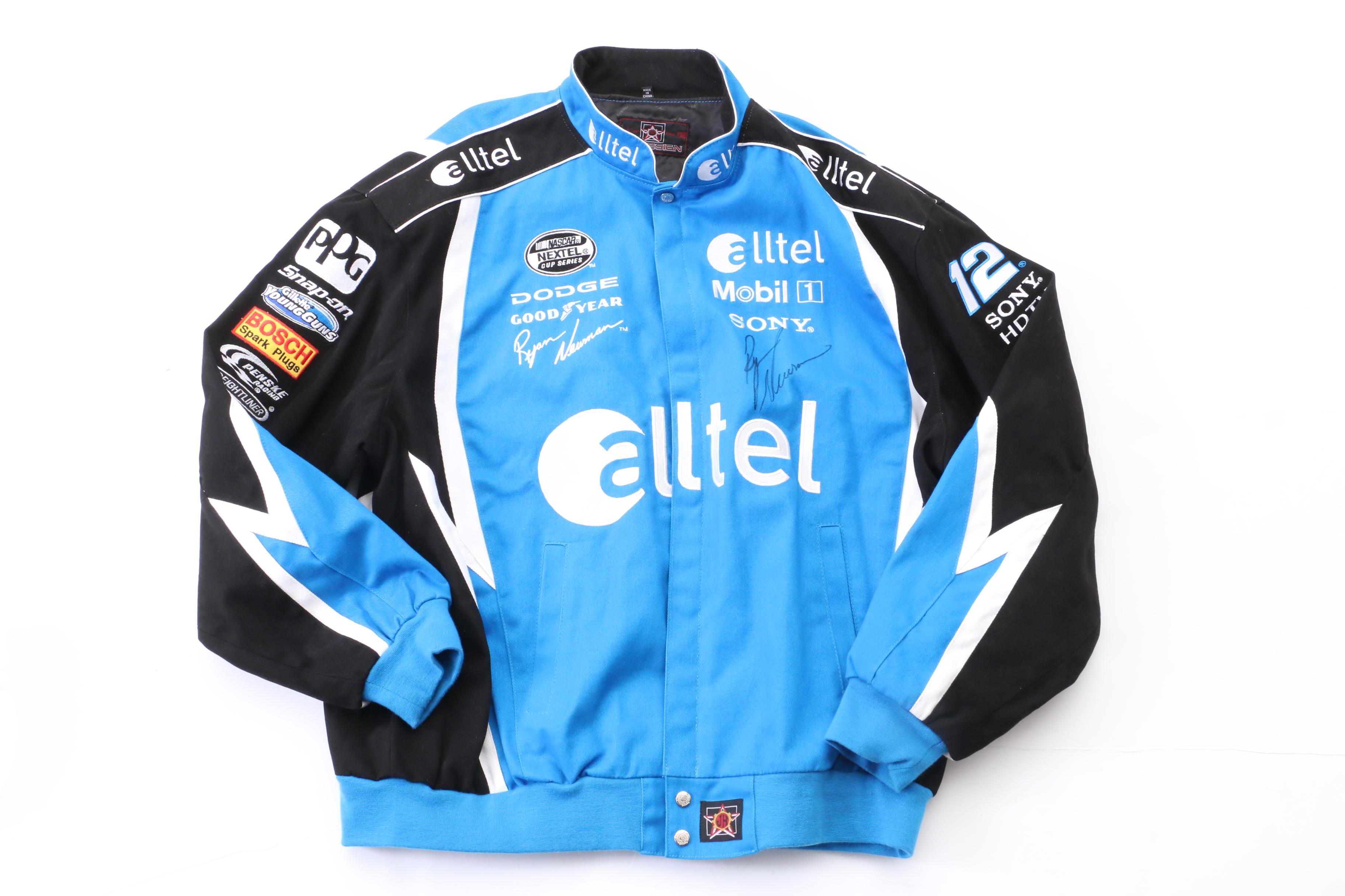 Ryan Newman Signed Jacket and Face Guard