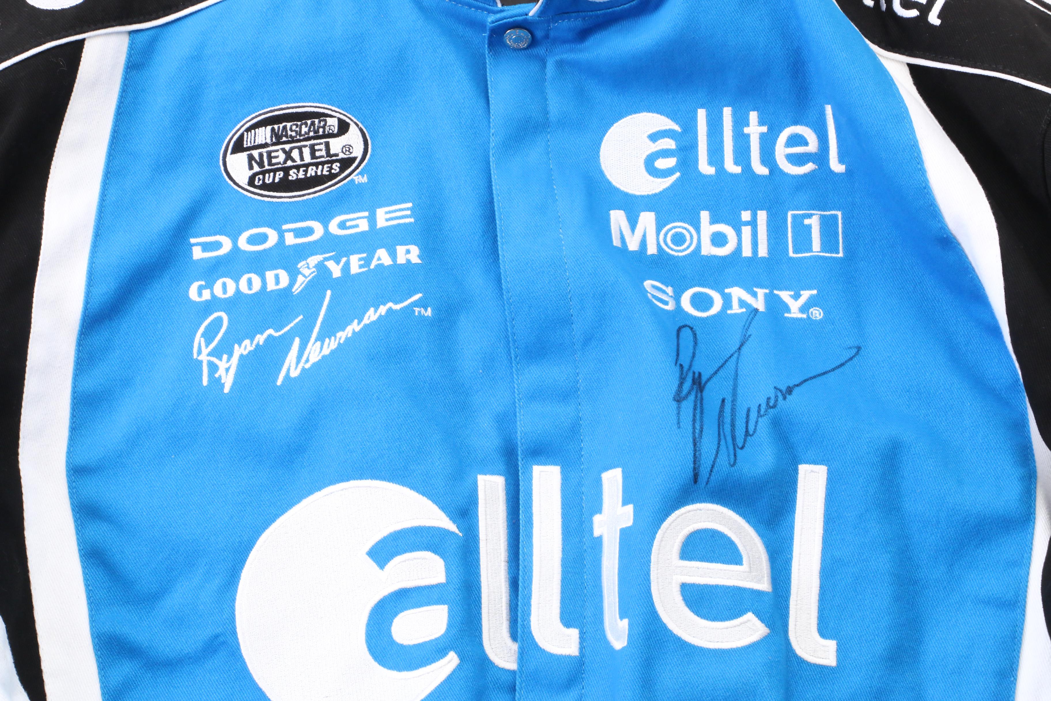 Ryan Newman Signed Jacket and Face Guard