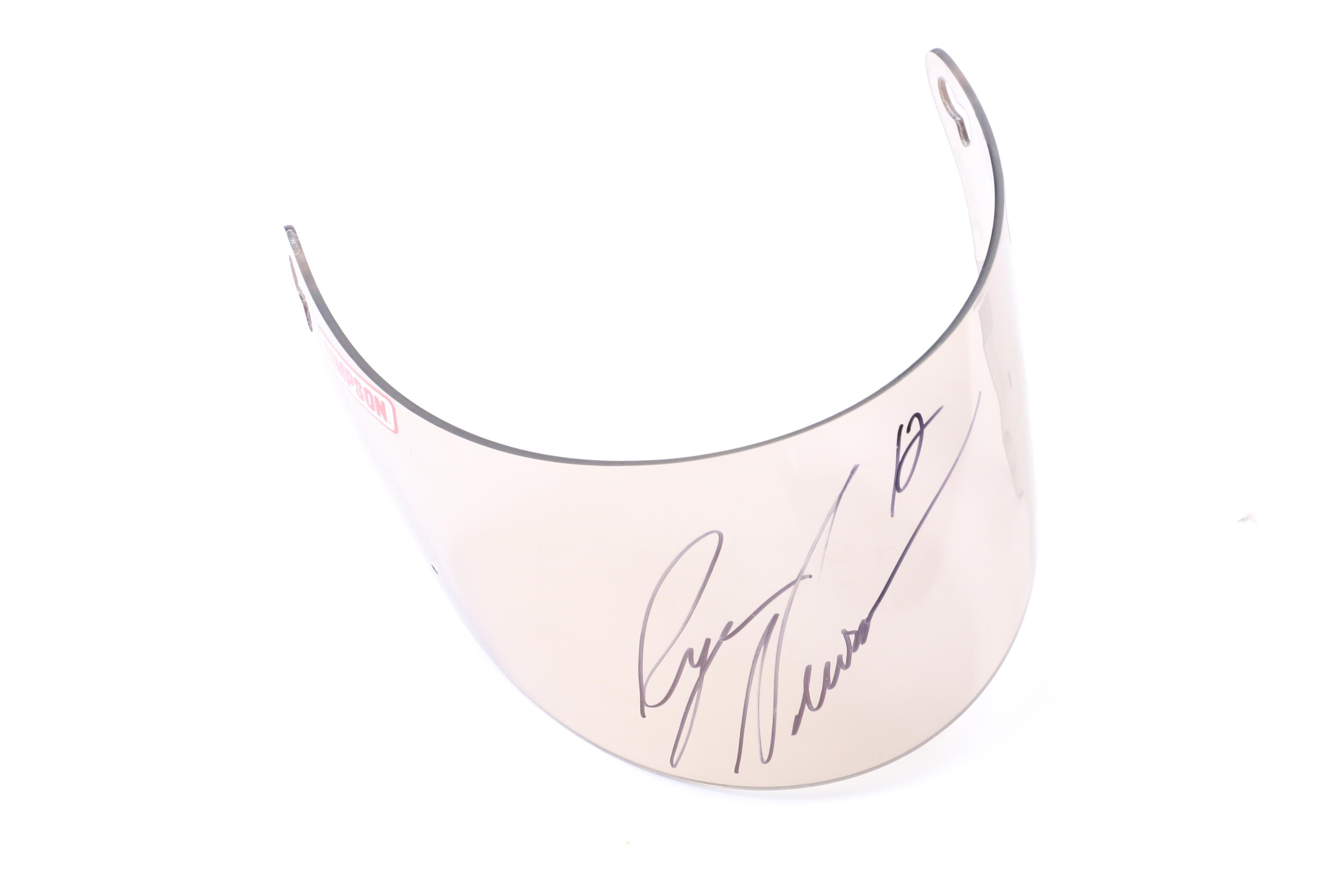 Ryan Newman Signed Jacket and Face Guard