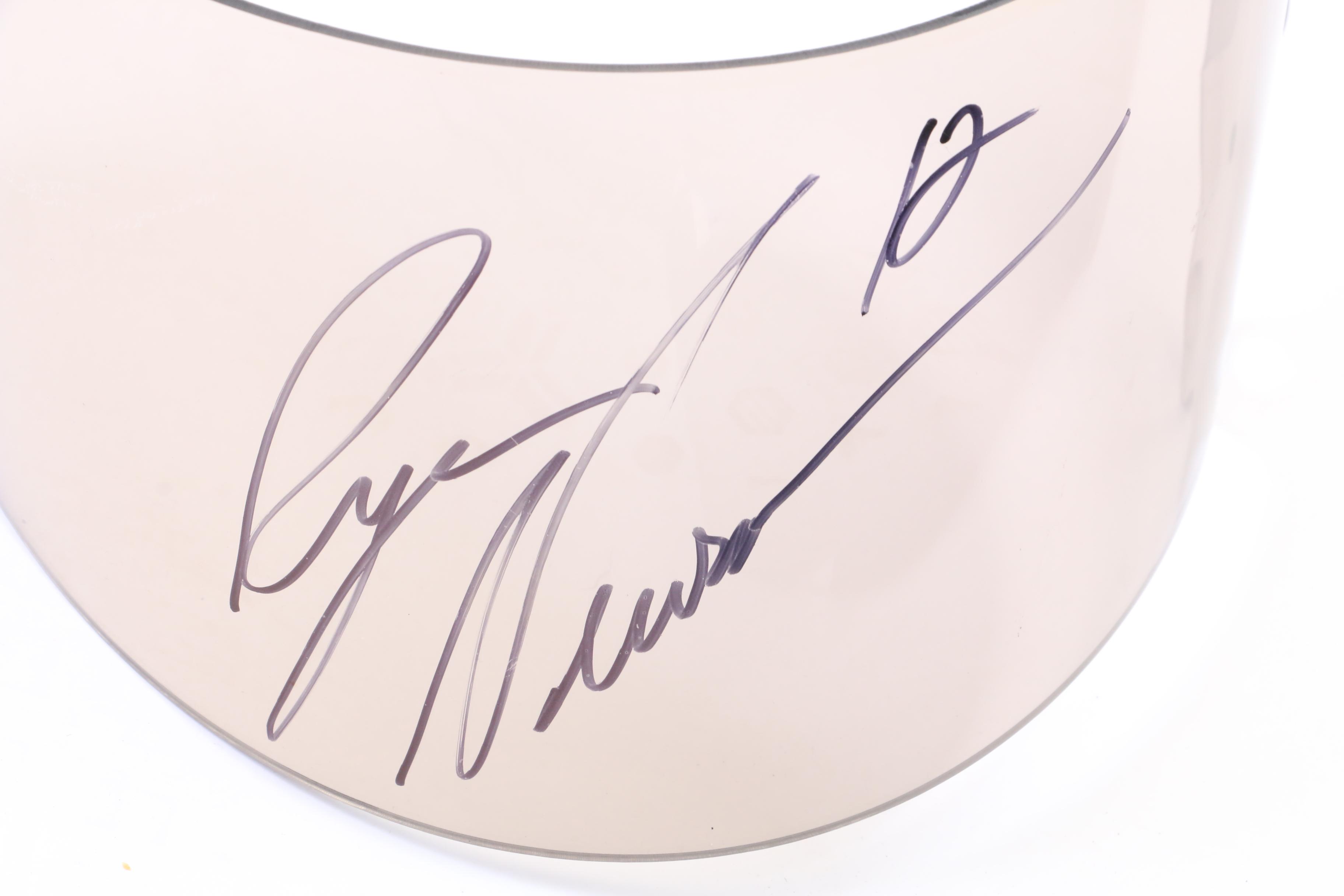 Ryan Newman Signed Jacket and Face Guard