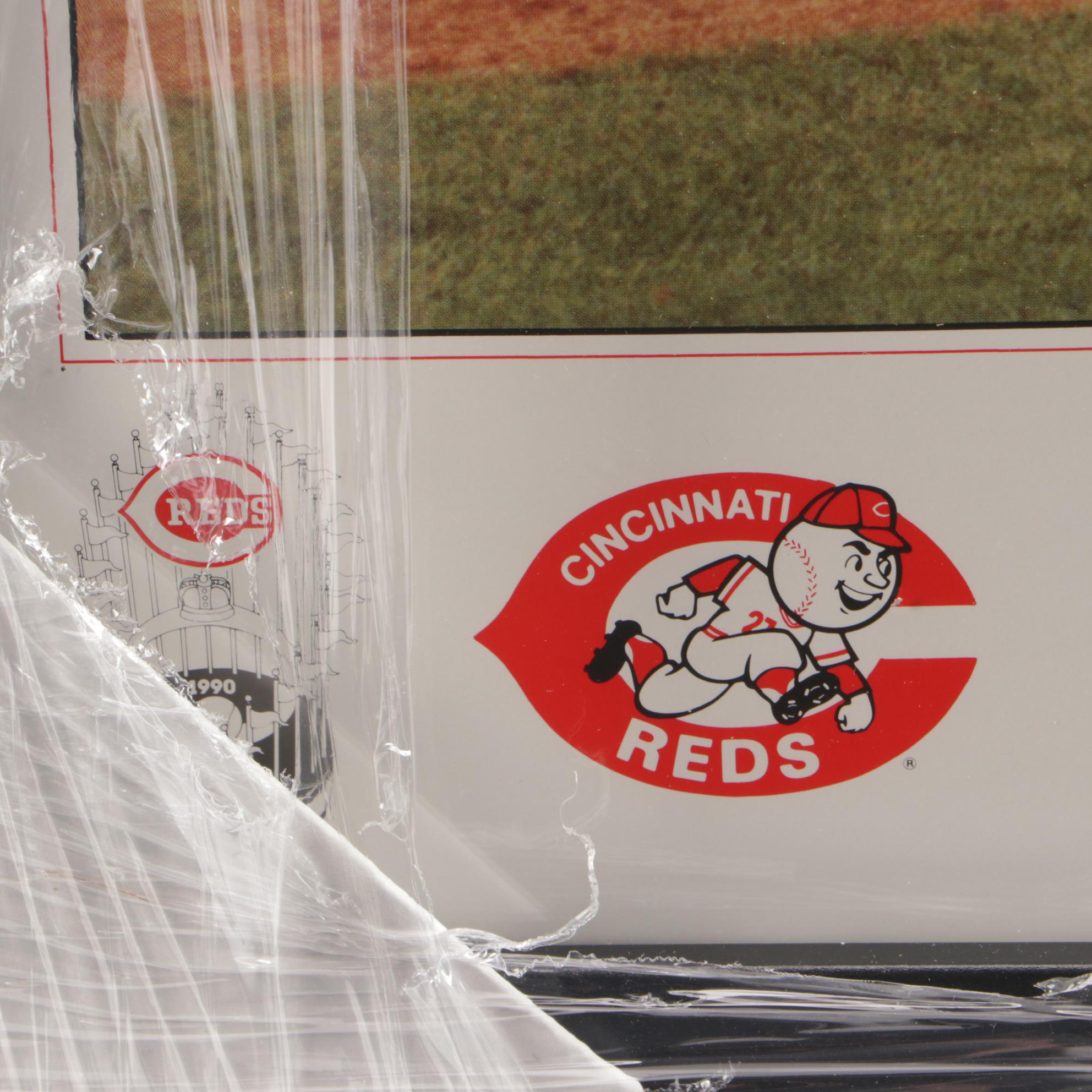 1990 Cincinnati Reds "World Champions" Professionally Framed Photo Print