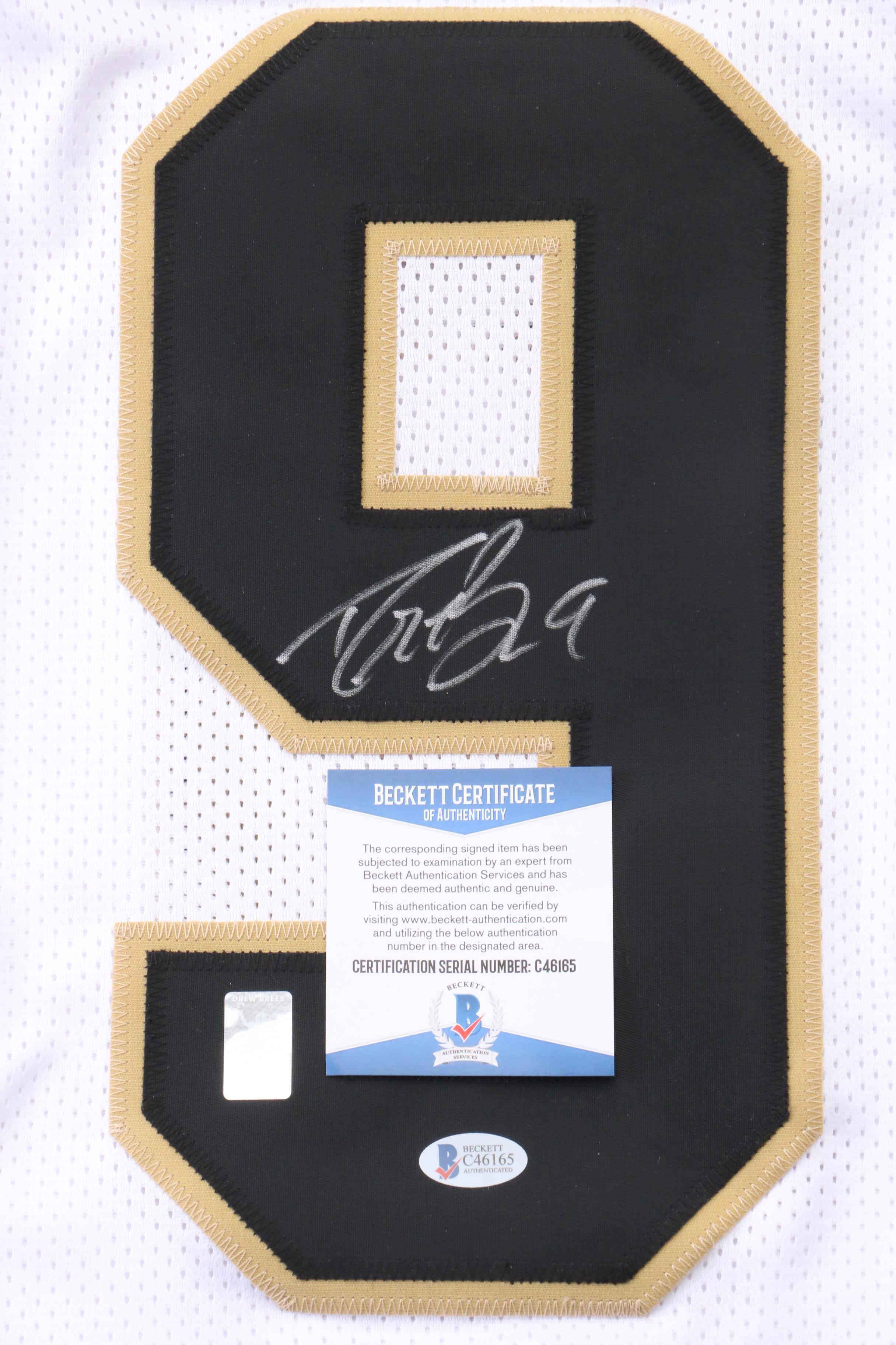 Drew Brees Signed Saints Jersey  COA