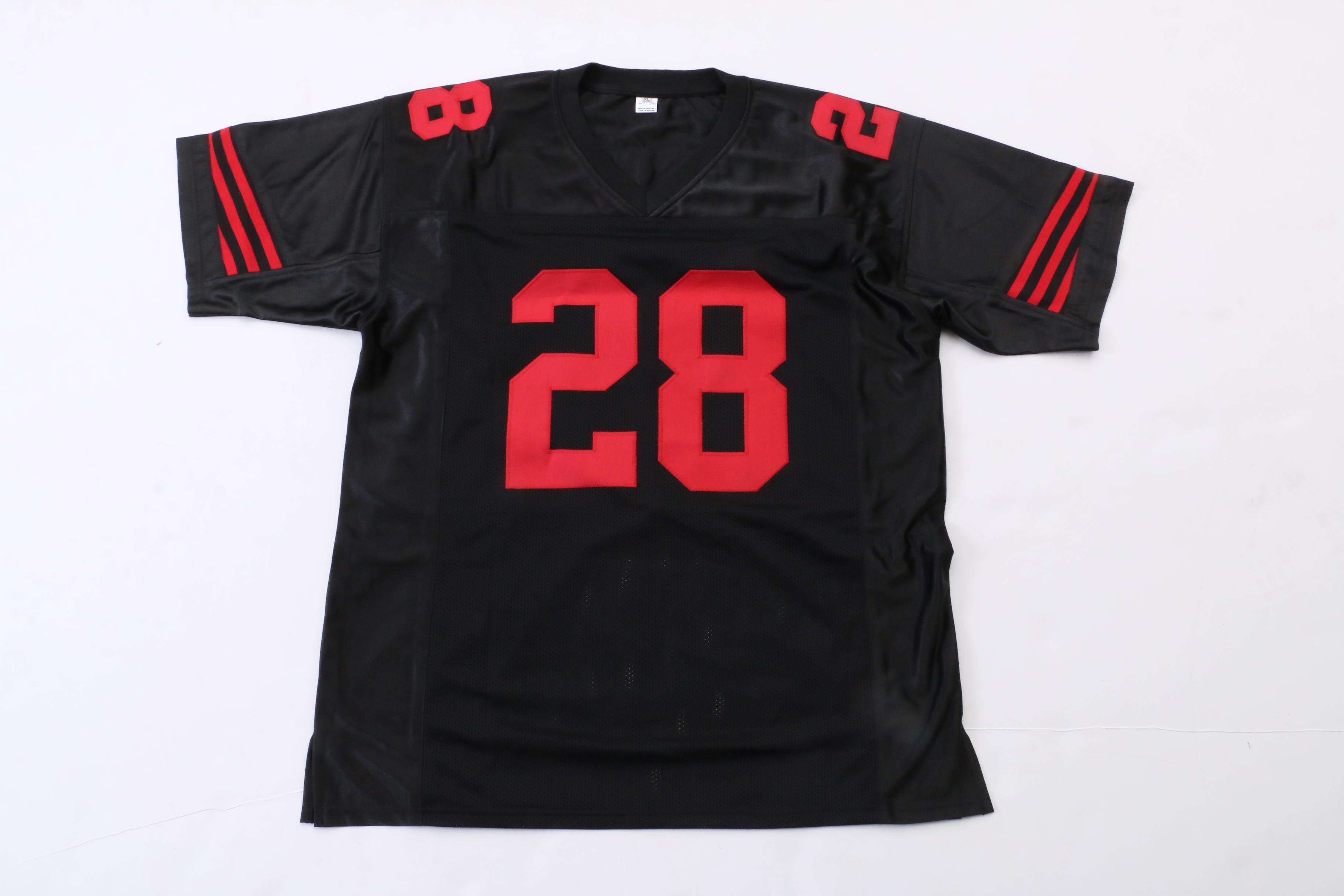 Carlos Hyde Signed 49ers Jersey  COA