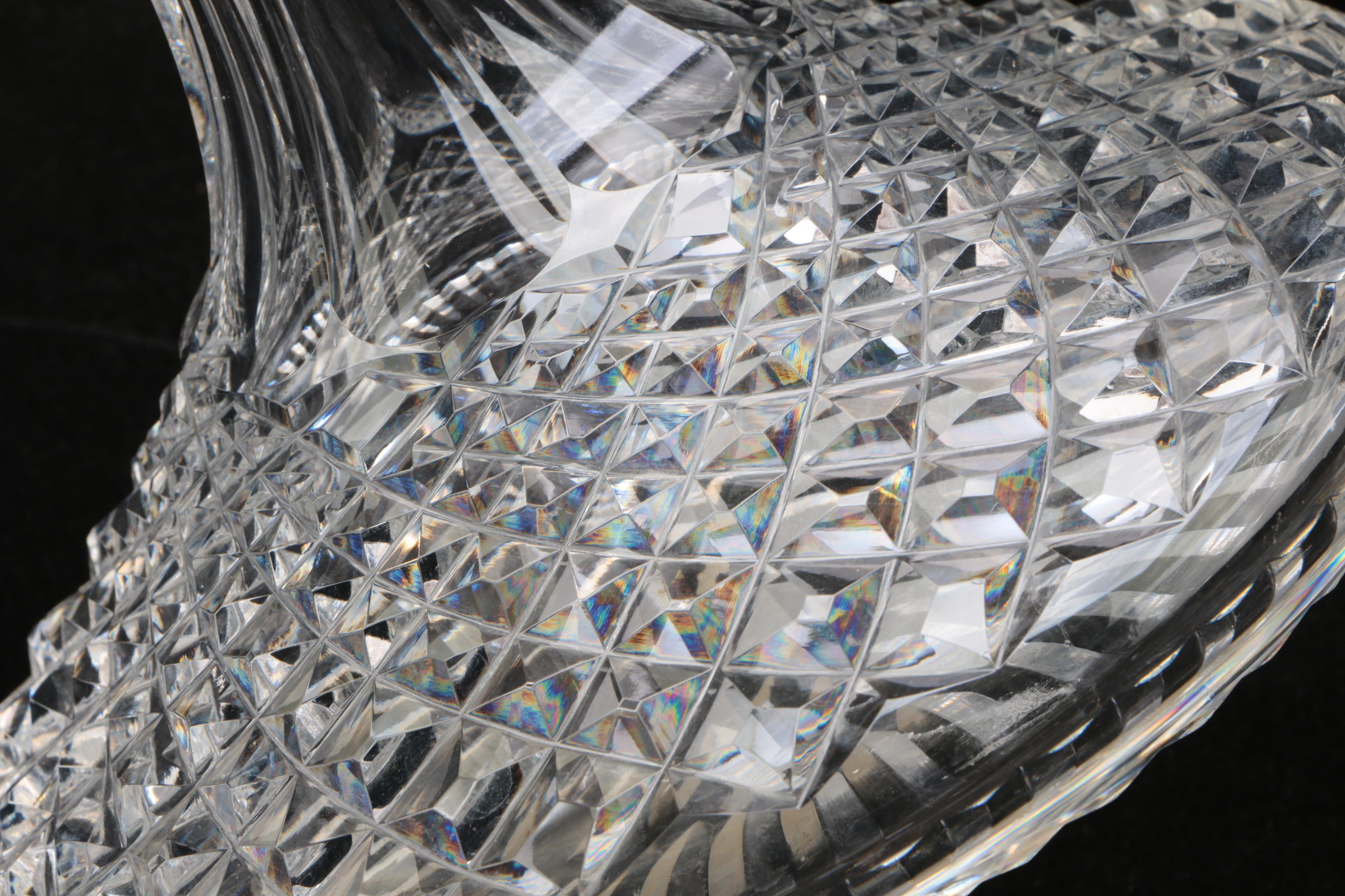 Waterford Crystal "Lismore" Decanters with Whiskey Decanter