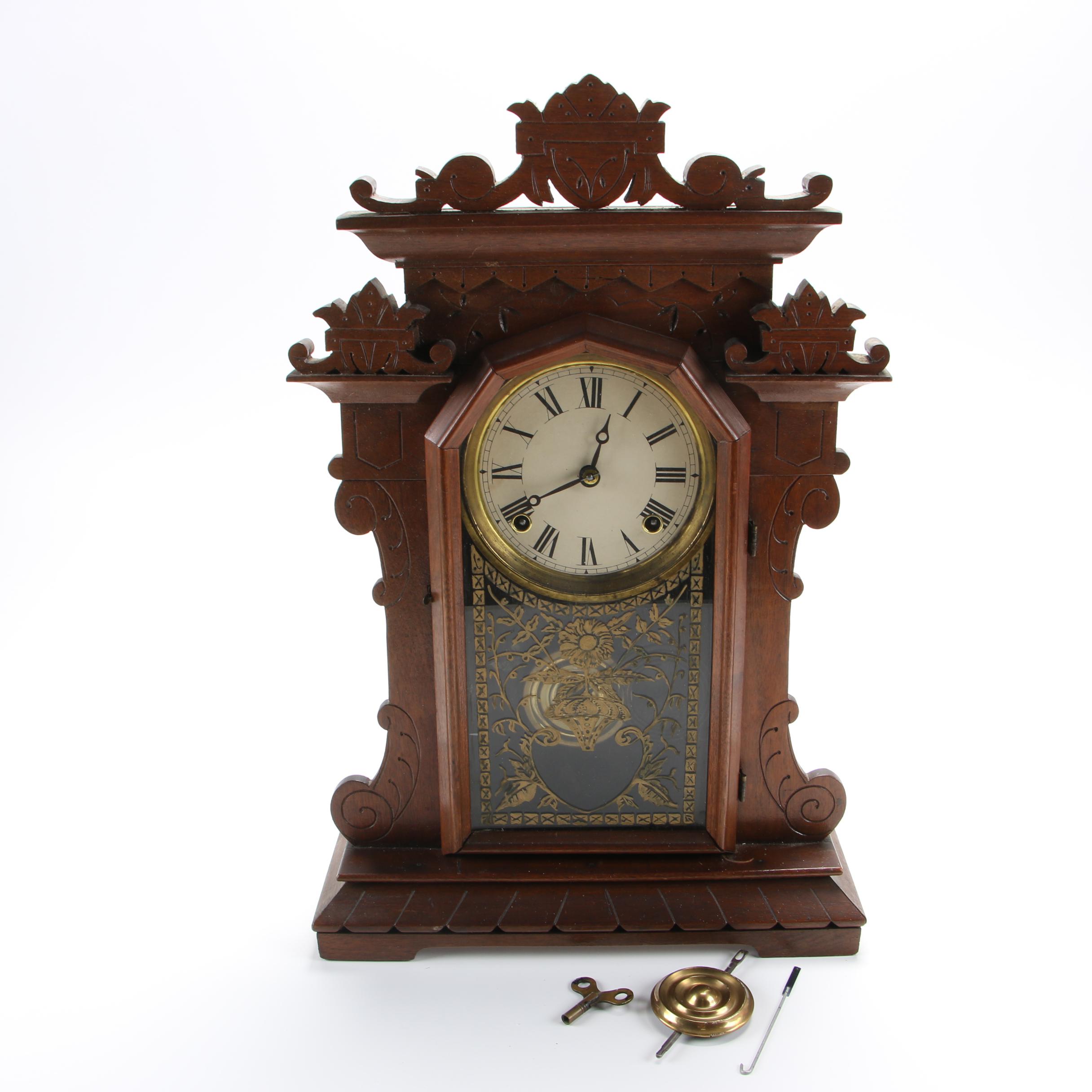 Gingerbread Kitchen Clock, Late 19th Century