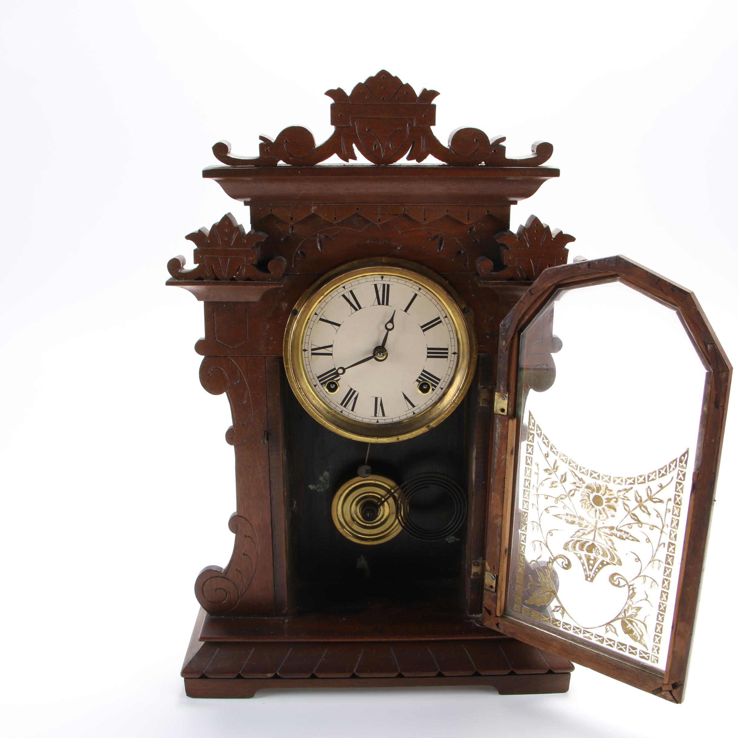 Gingerbread Kitchen Clock, Late 19th Century