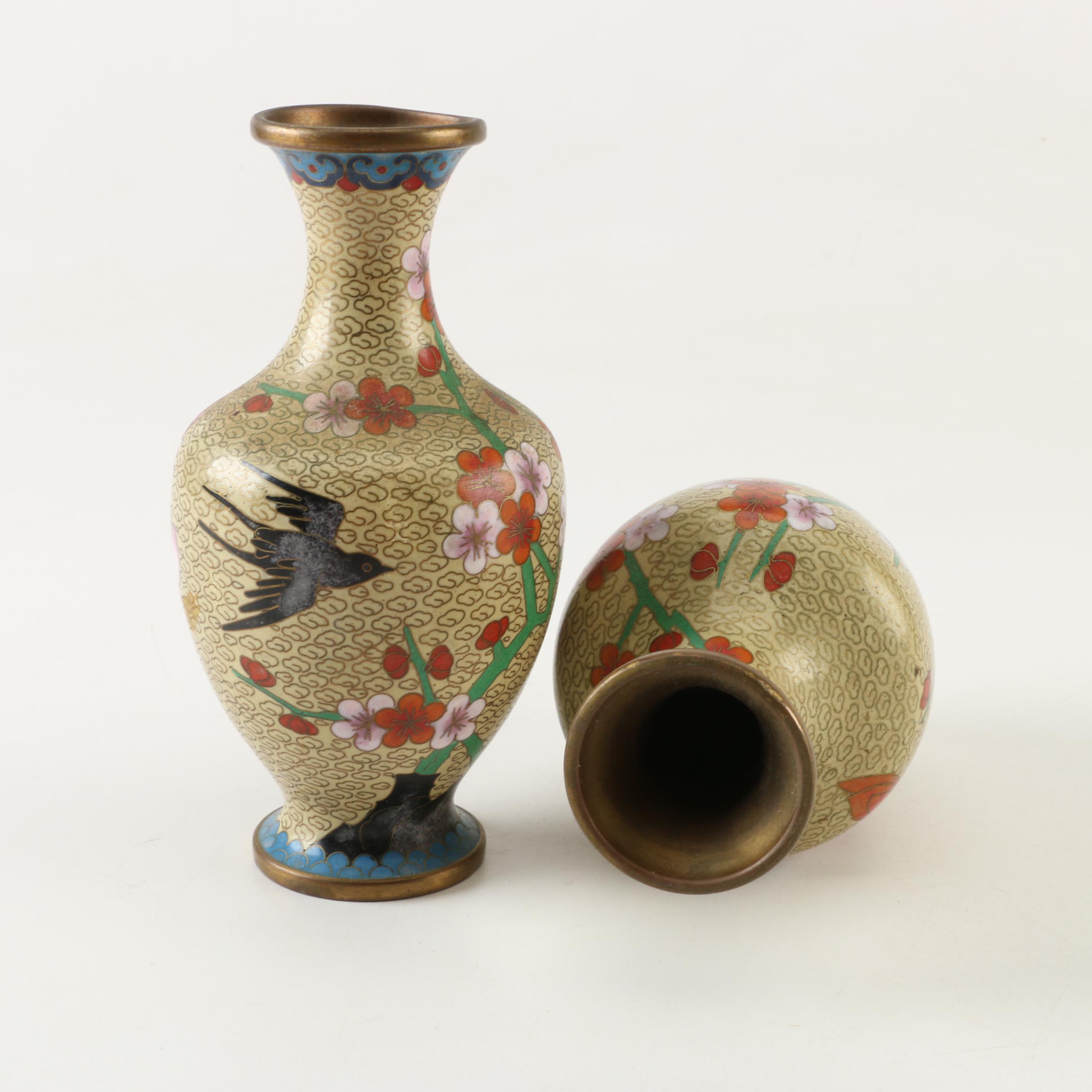 Chinese Cloisonné Vases