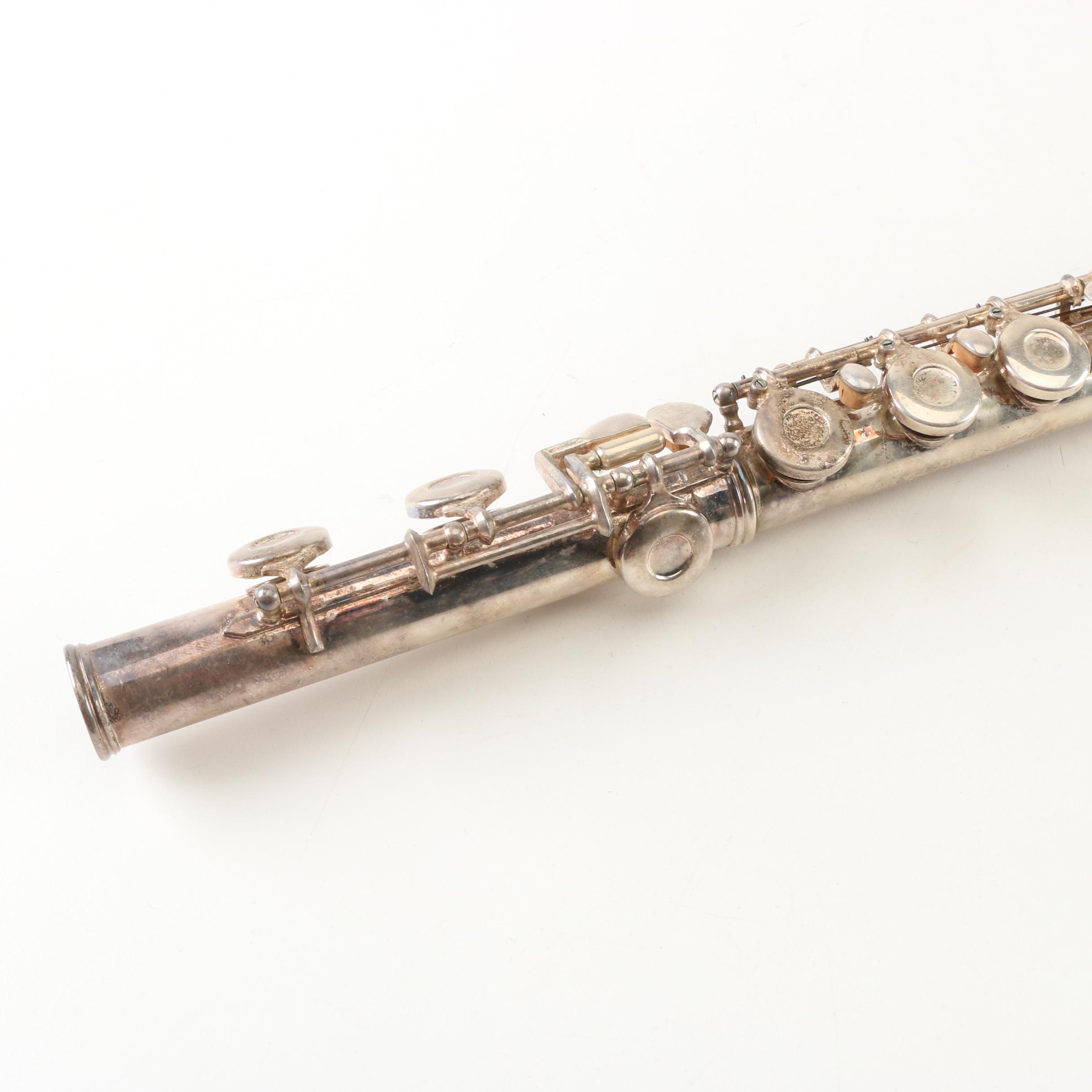 Gemeinhardt M2 Silver Plated Flute with Carrying Case, circa 1962-1965