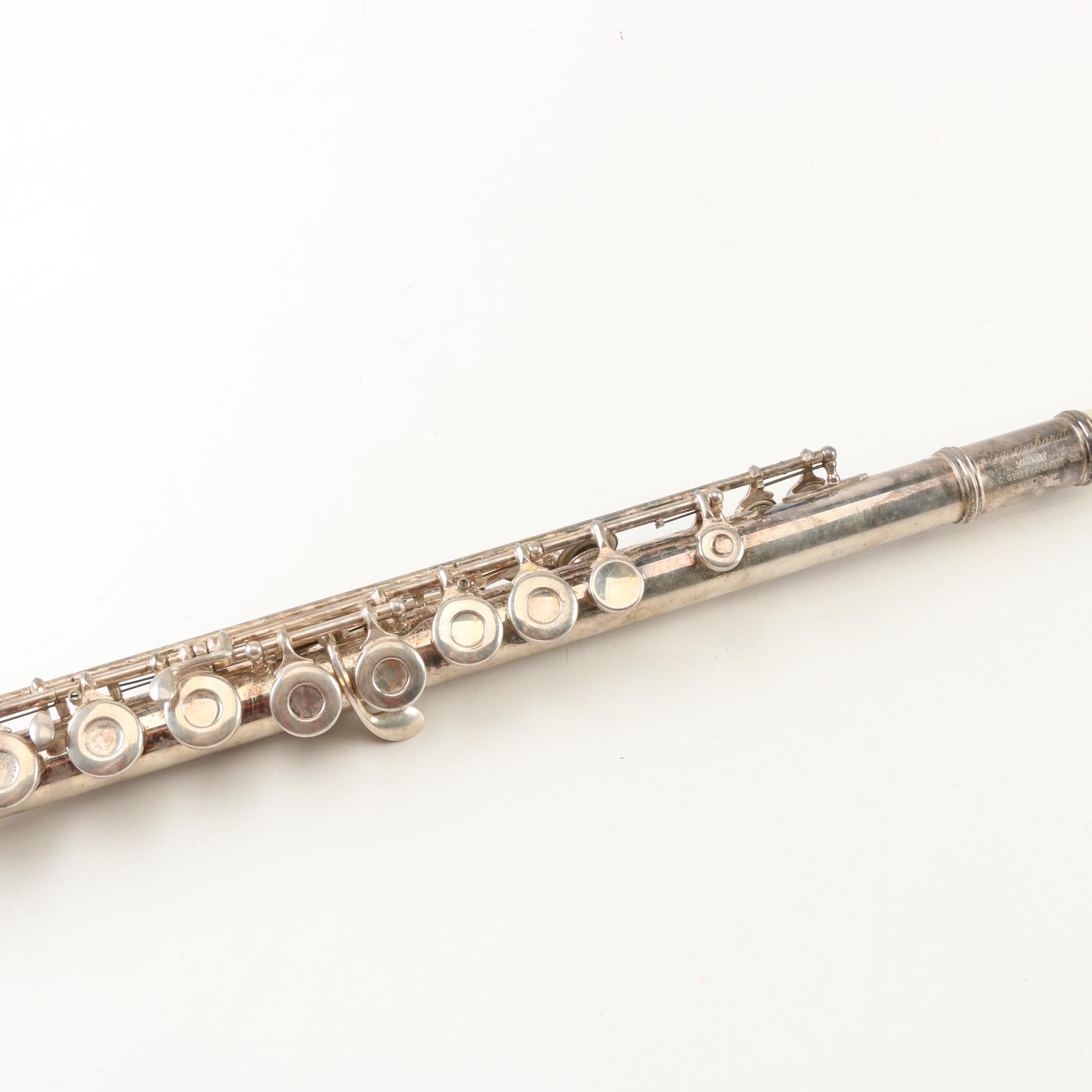 Gemeinhardt M2 Silver Plated Flute with Carrying Case, circa 1962-1965