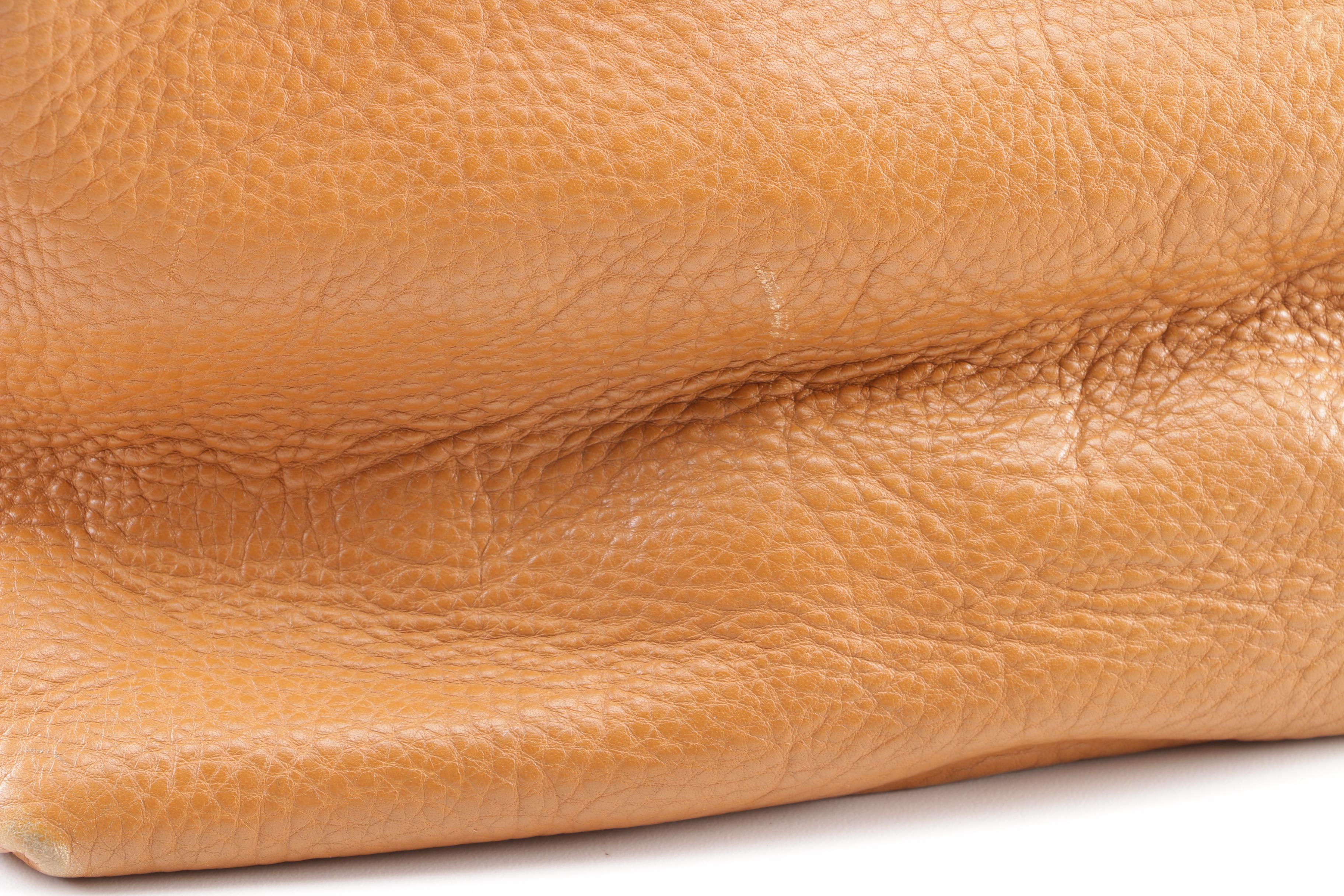 Vintage Dooney & Bourke Florentine Vachetta Leather Domed Satchel