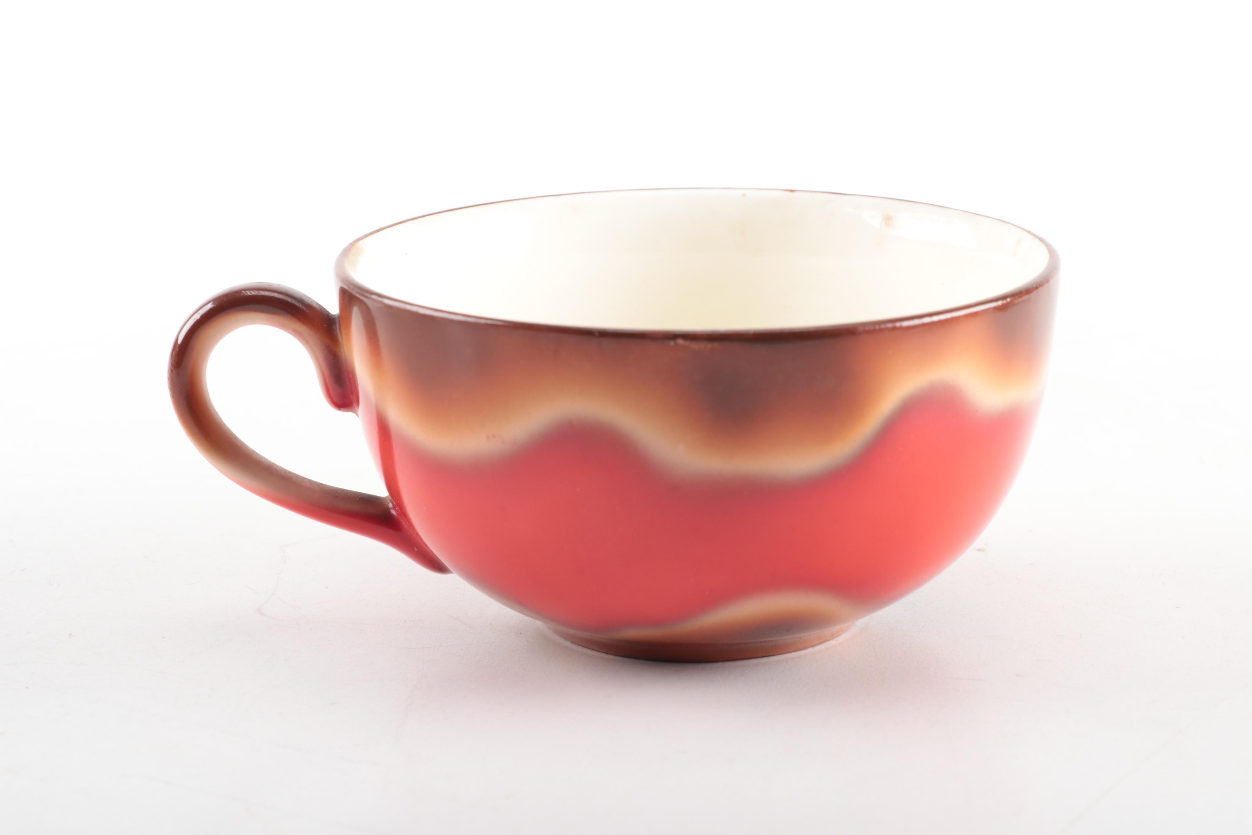 Mid Century European Ceramic Tea Set