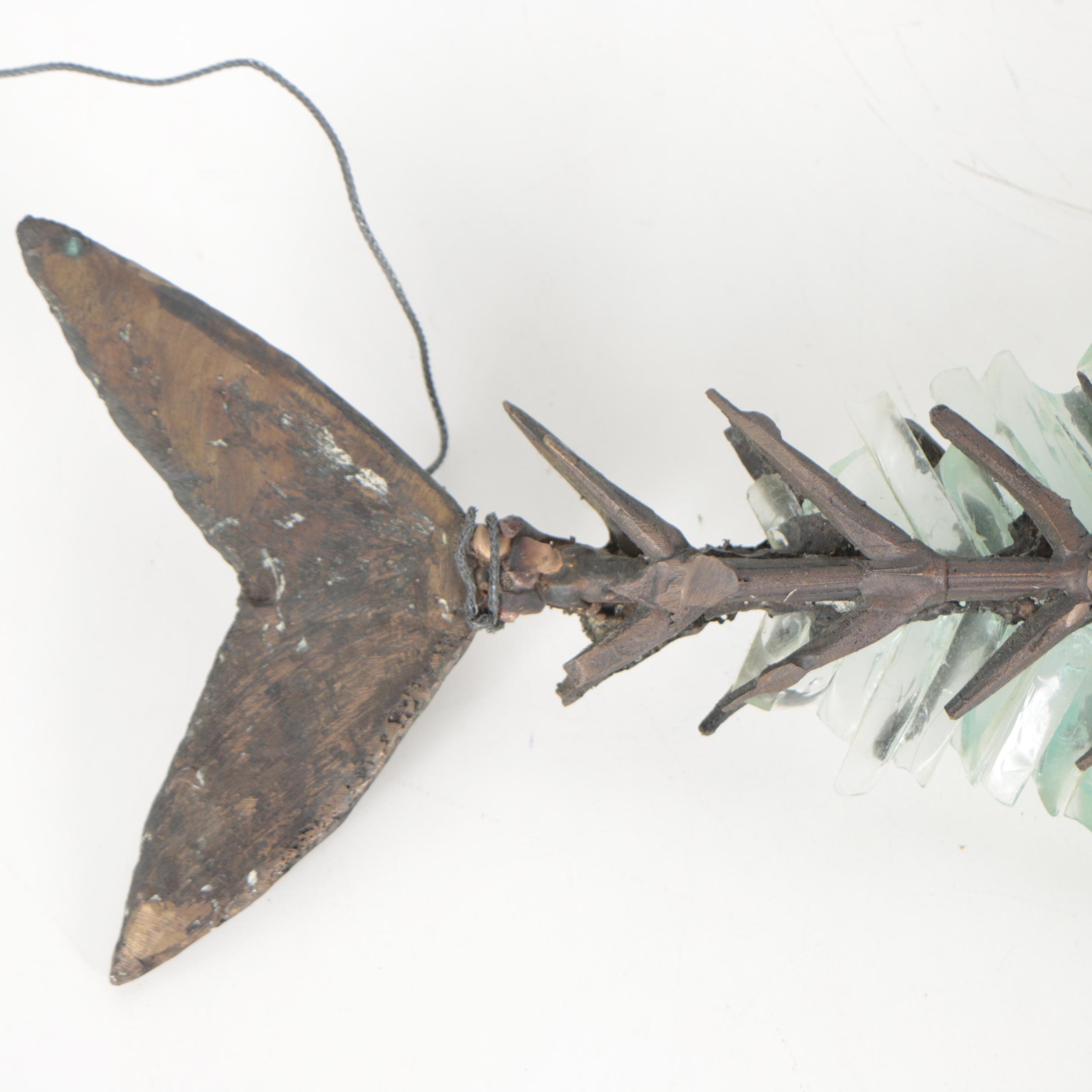 Yorgos Kypris Cast Bronze and Tinted Glass Sculpture "Ice Box"